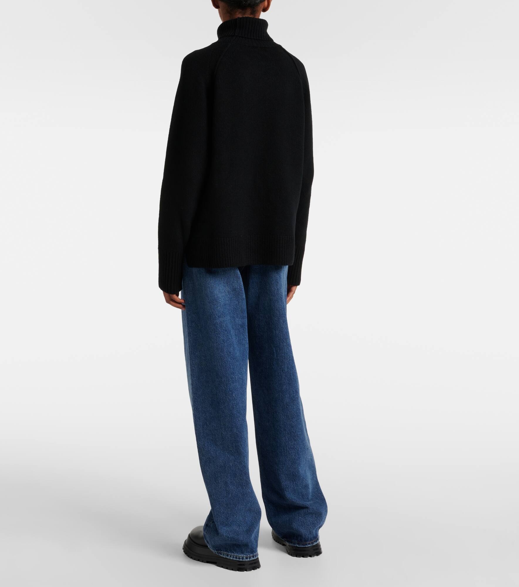 Wool and cashmere turtleneck sweater - 3