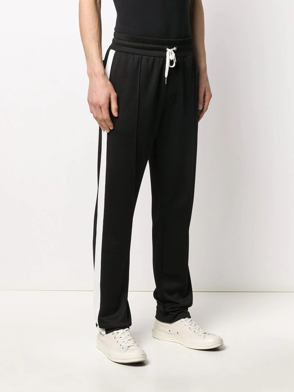 technical track pants with Ami embroidery - 3