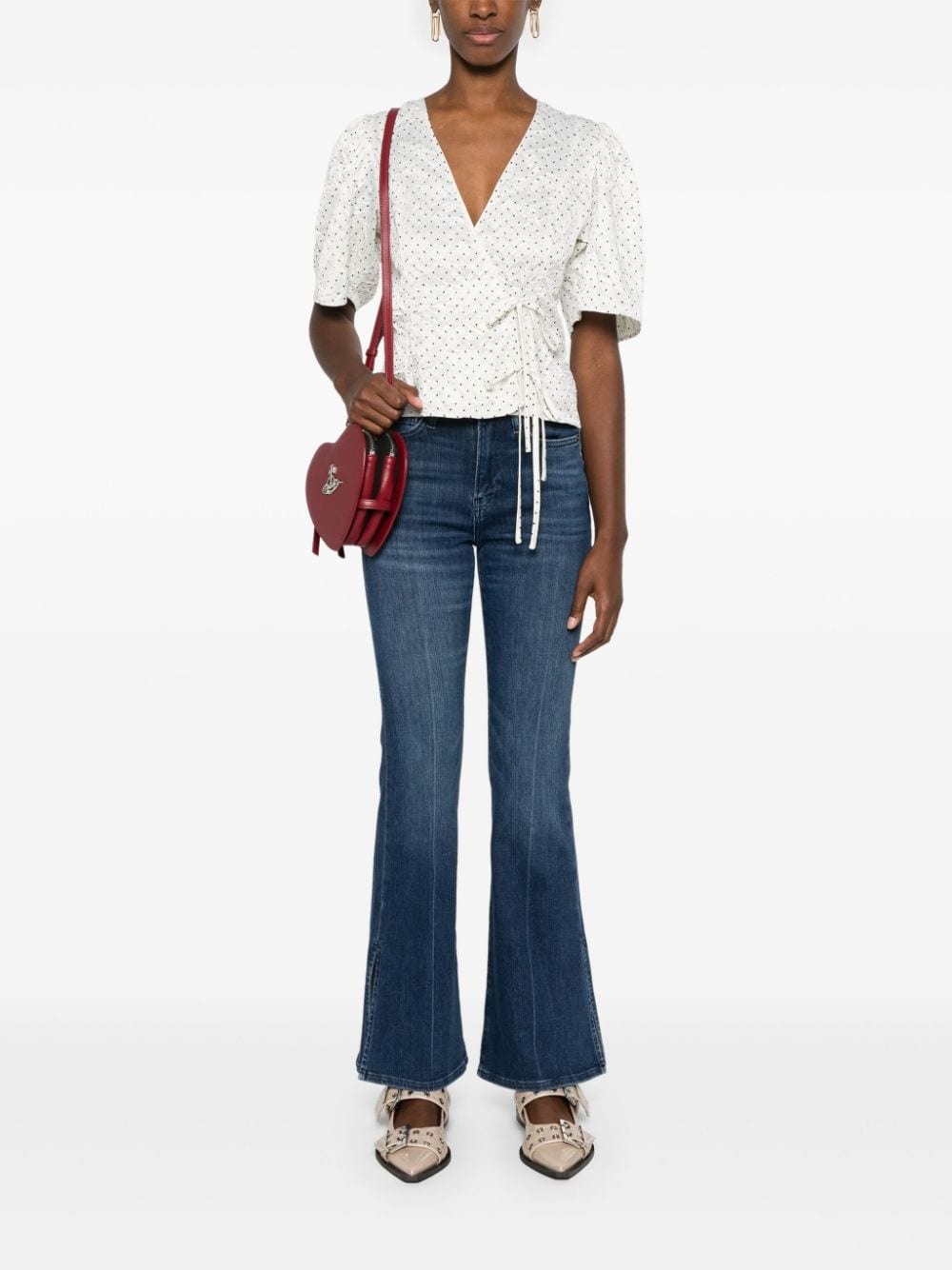 Le Easy high-rise flared jeans - 2