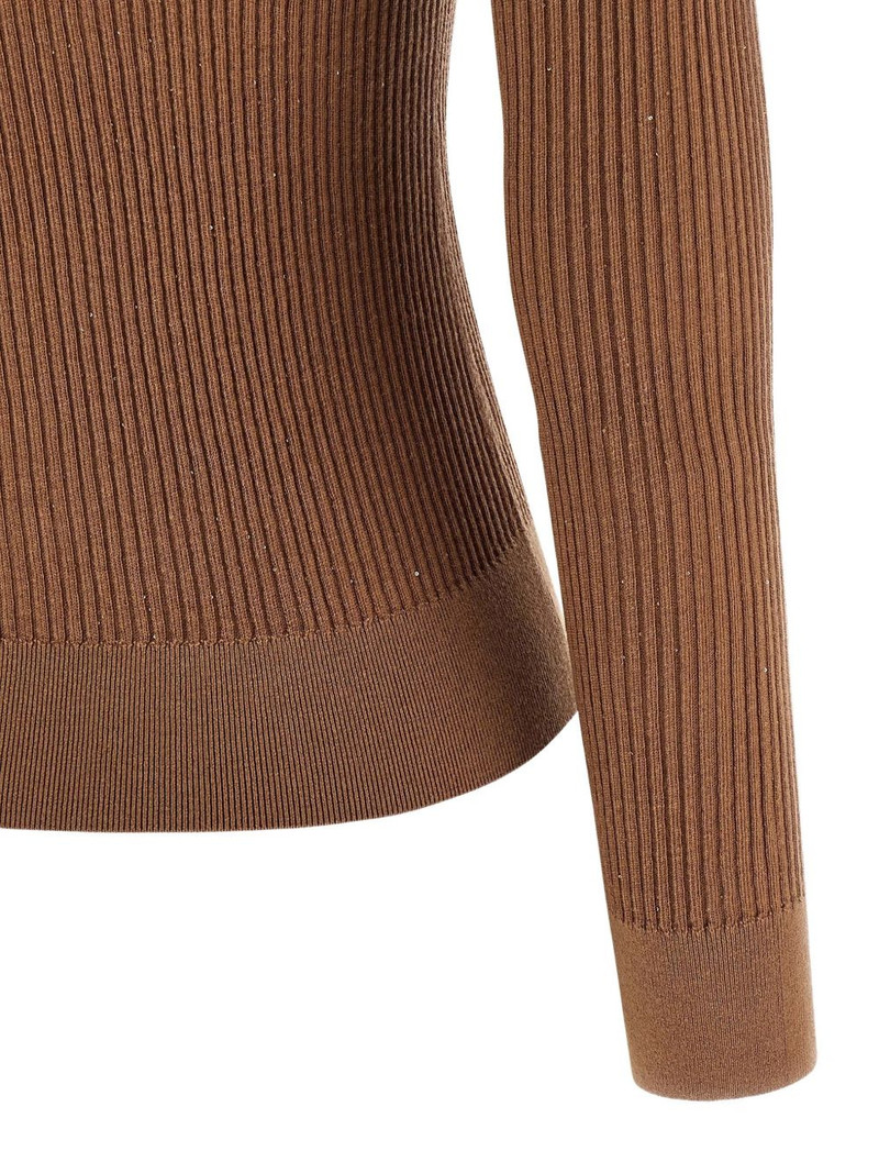 Marabu sequin-embellished ribbed sweater 4