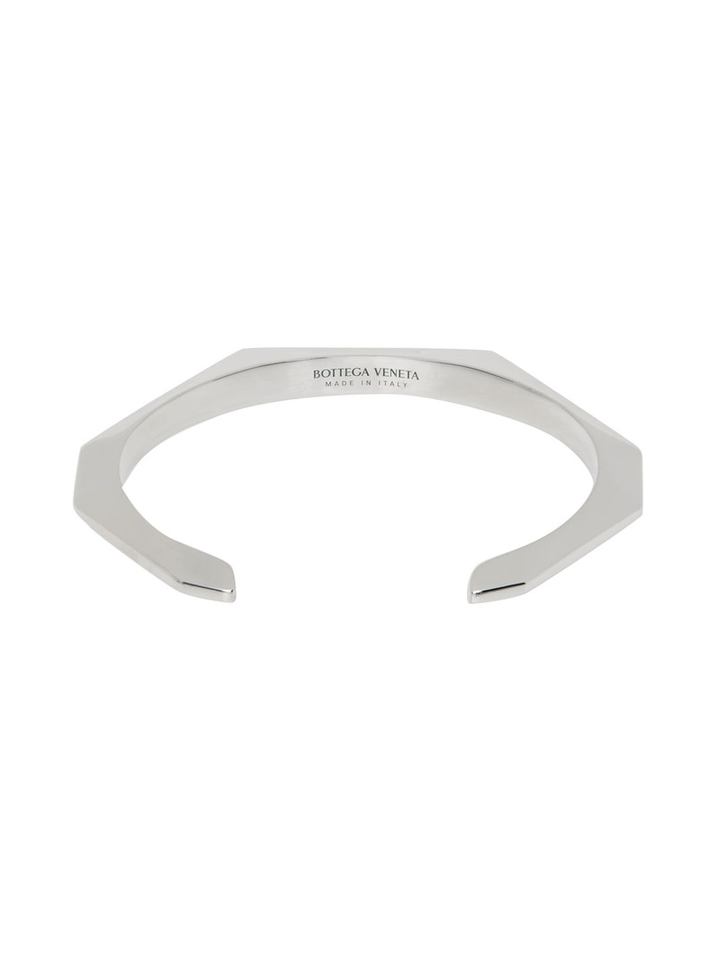 Bottega Veneta Silver Cuff Bracelet outlook