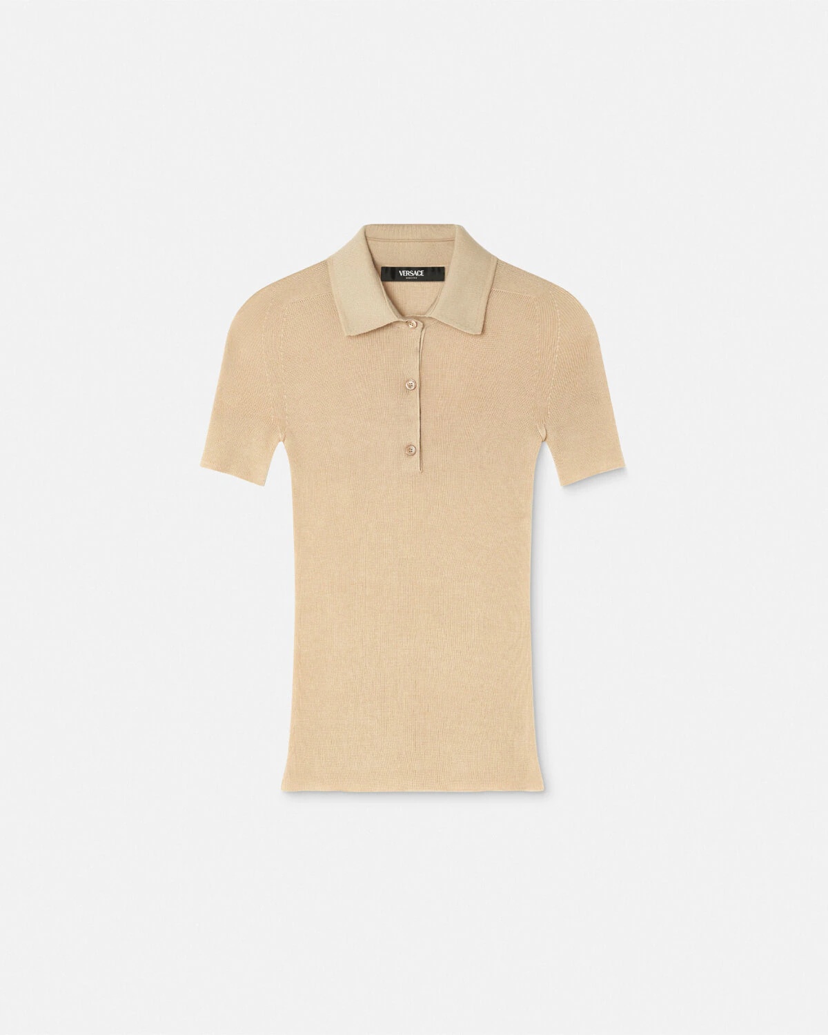 Cashmere-Blend Knit Polo Shirt - 1