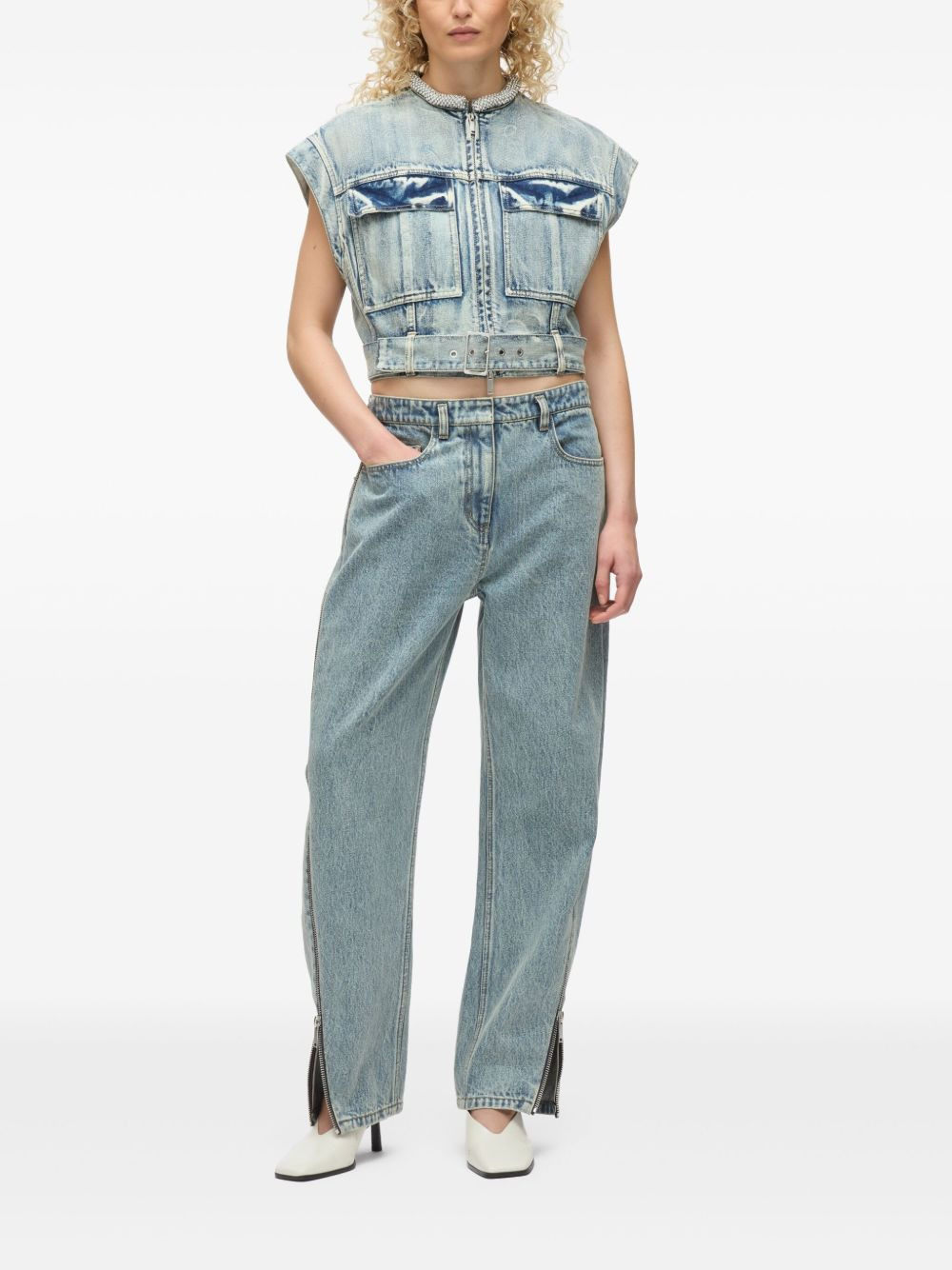 denim vest - 2