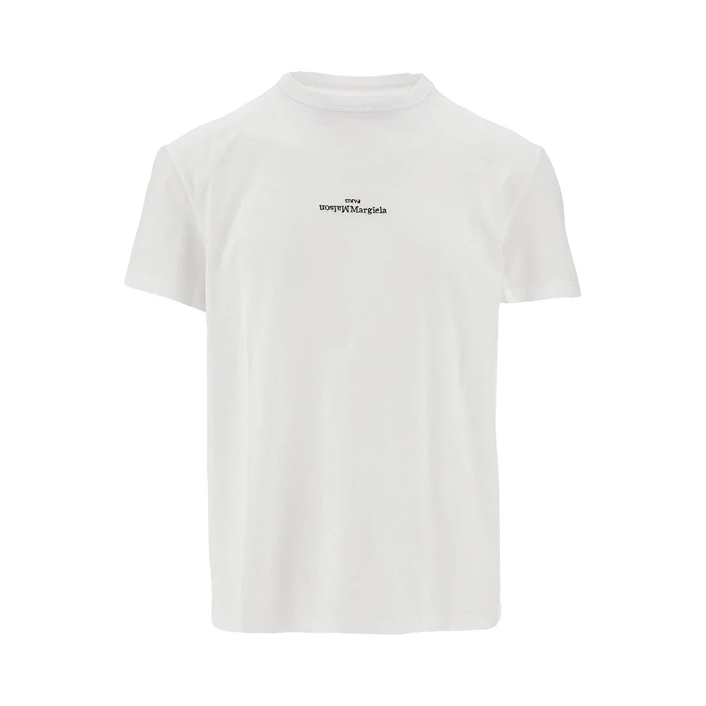 UPSIDE DOWN LOGO EMBROIDERY T-SHIRT - 1