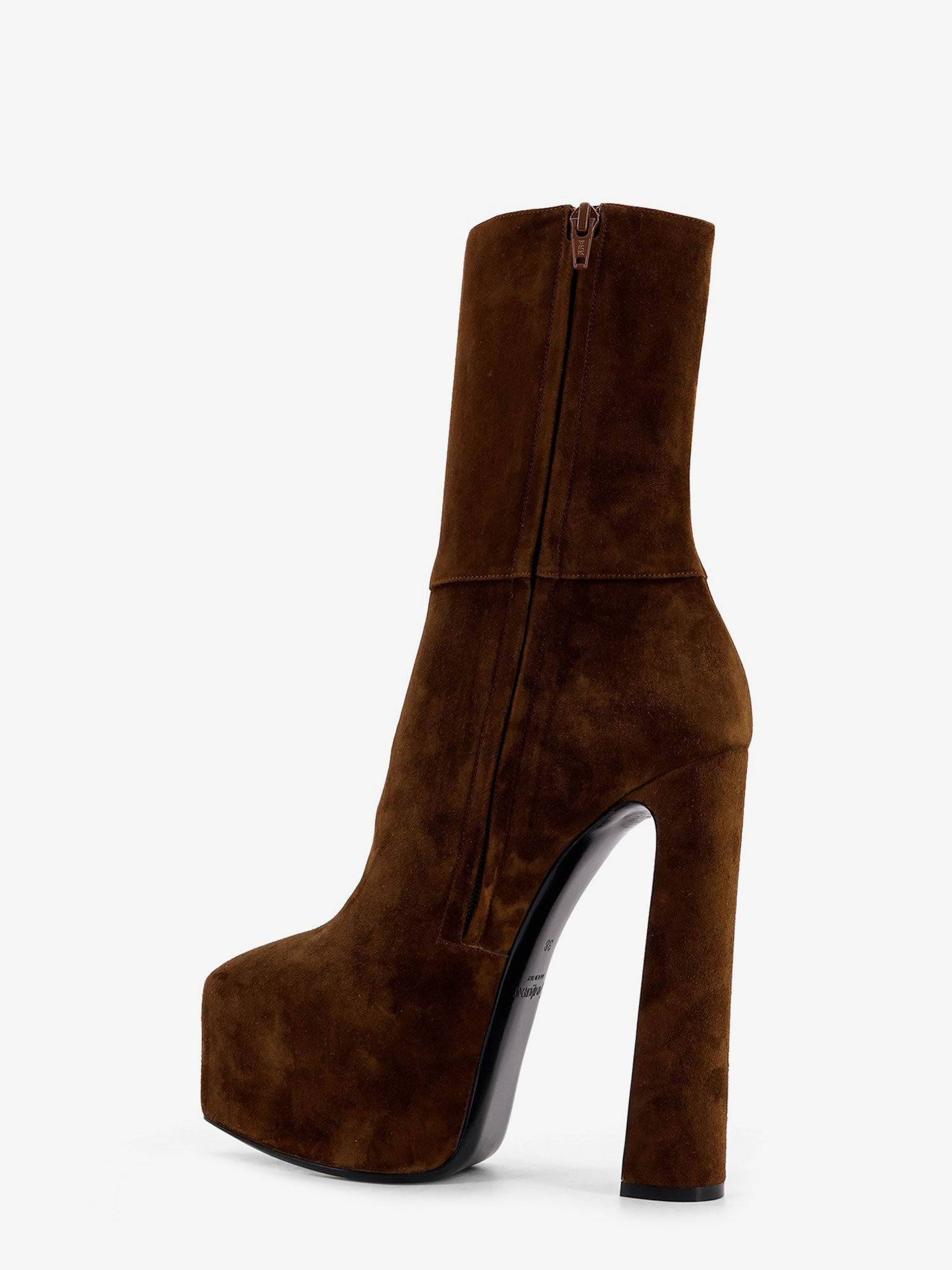 Nico Suede Plateau Ankle Boots - 4
