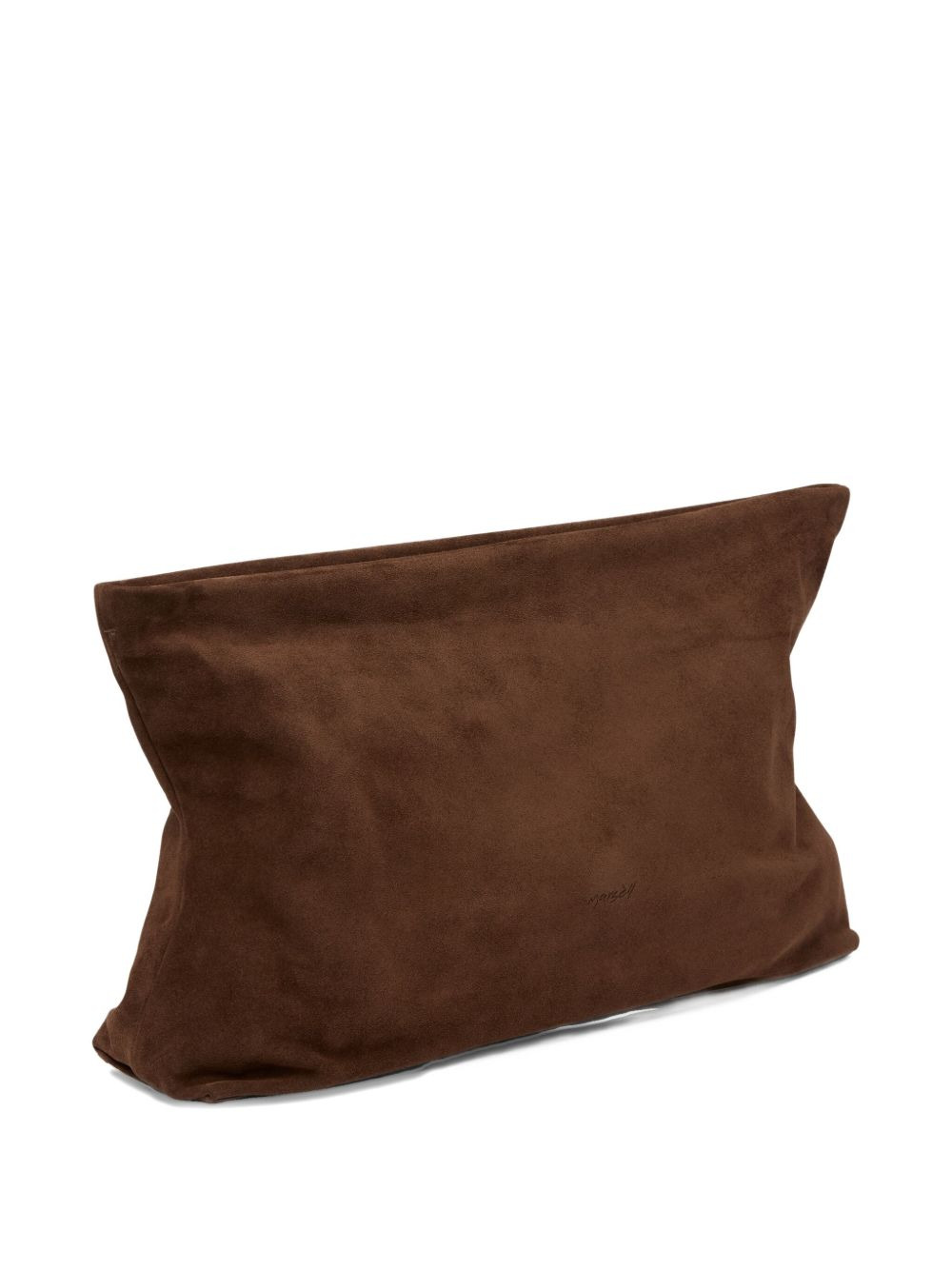 suede clutch bag - 3