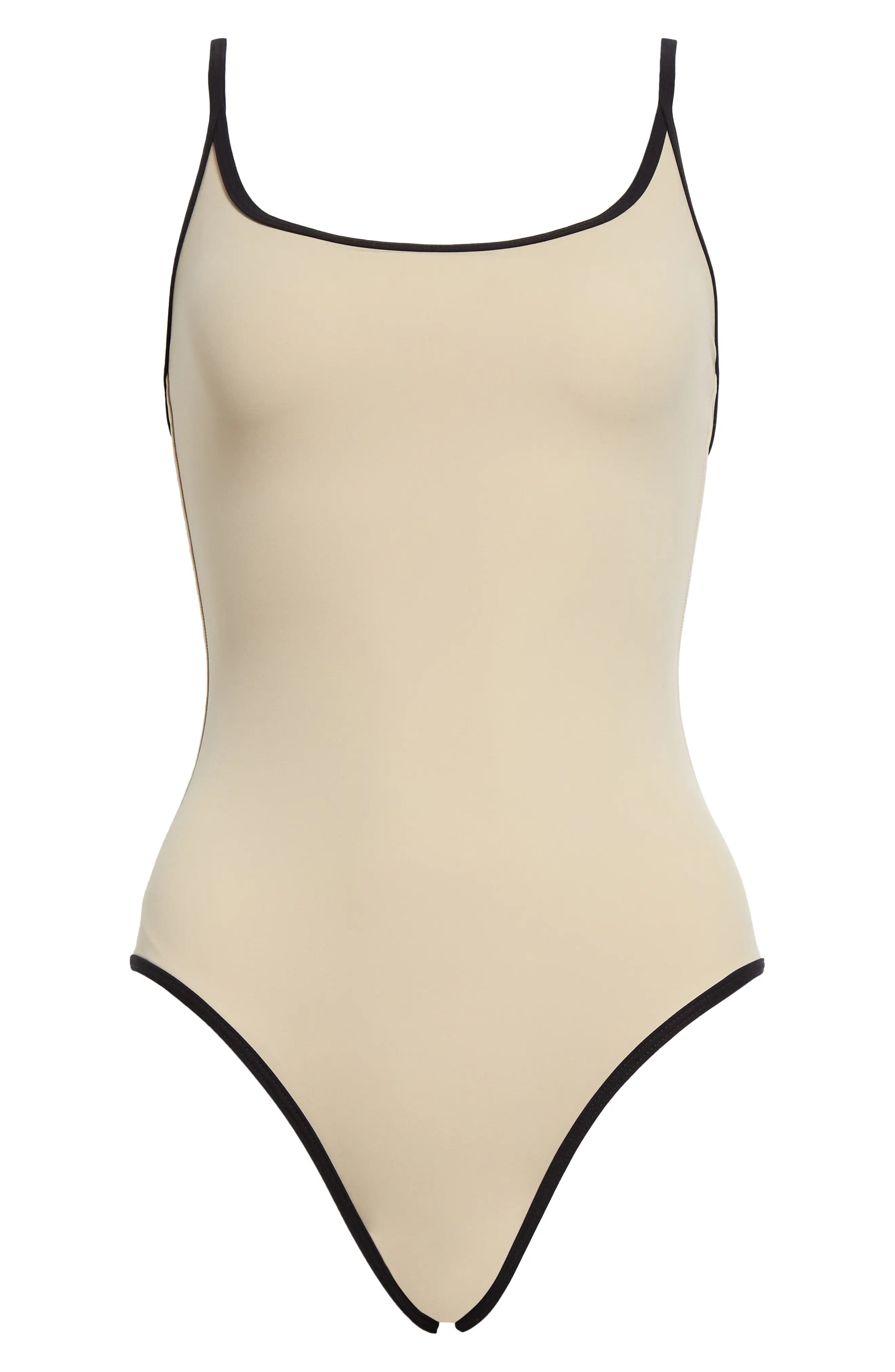 Totême Stripe Edge OnePiece Swimsuit REVERSIBLE