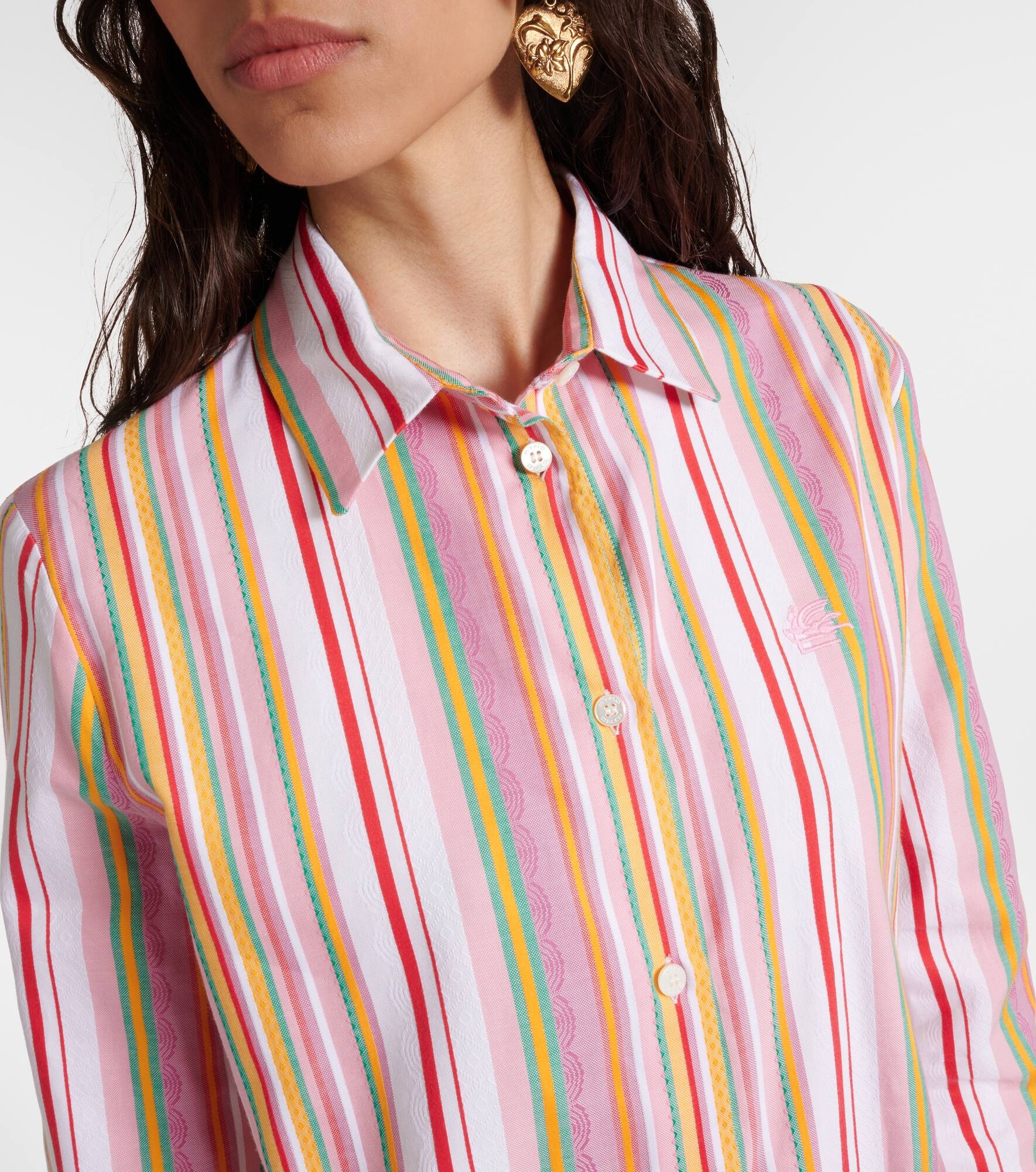 Striped cotton shirt - 5