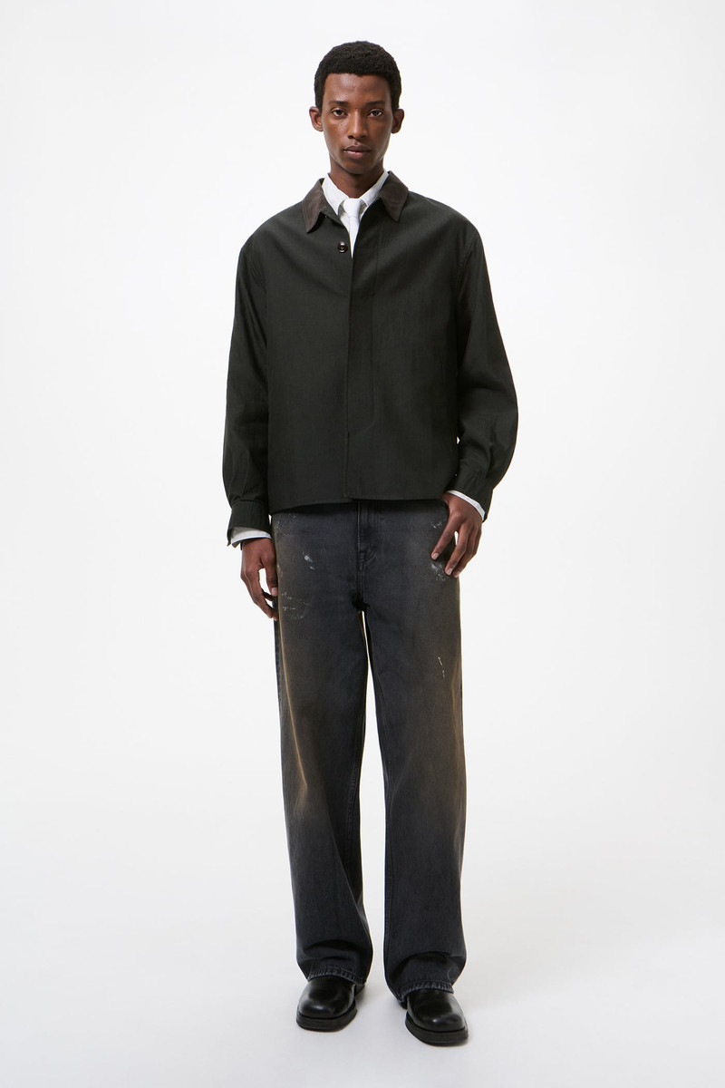 Our Legacy Pack Blazer Soot Black Techflax outlook