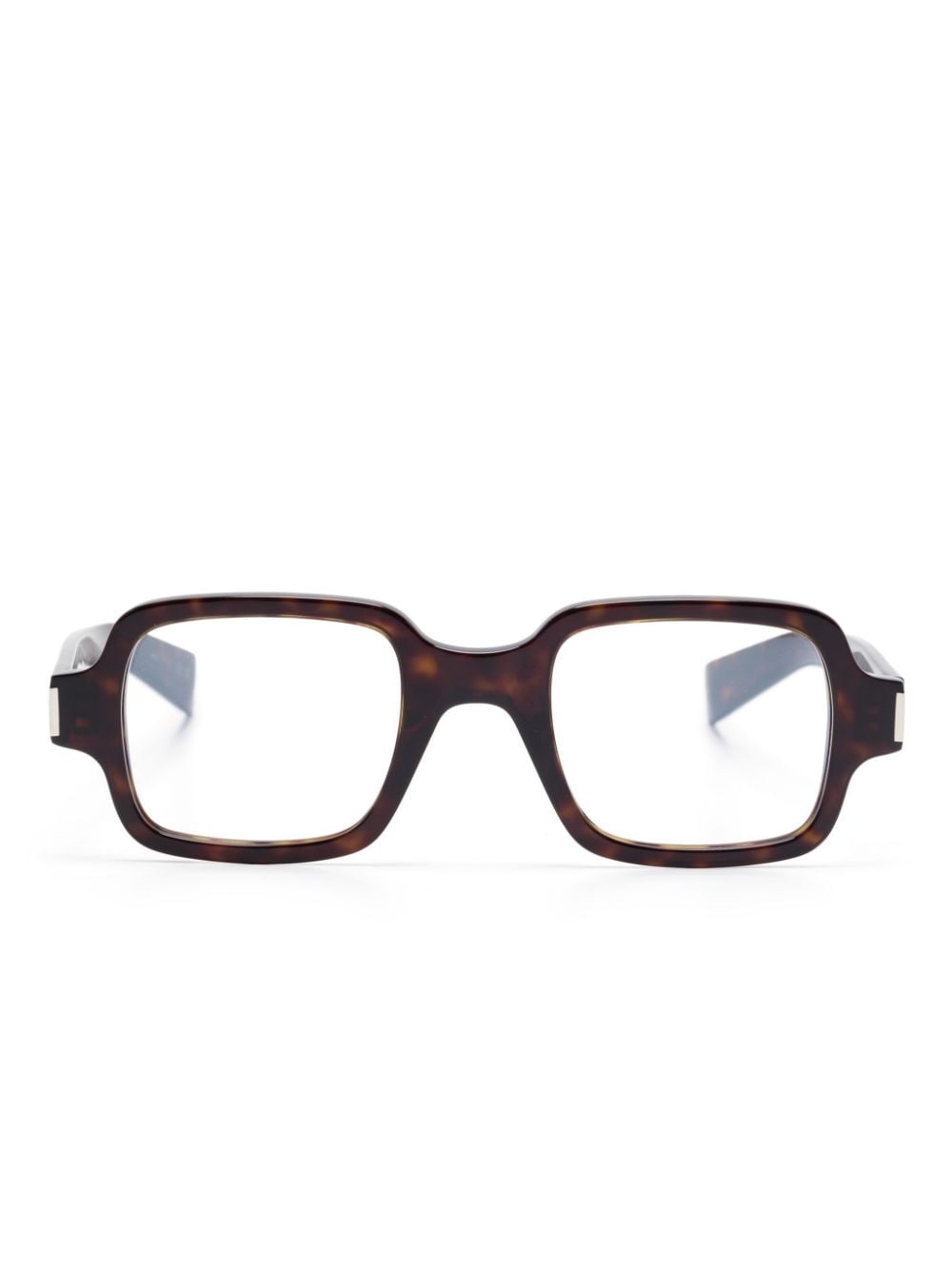 tortoiseshell-effect glasses - 1