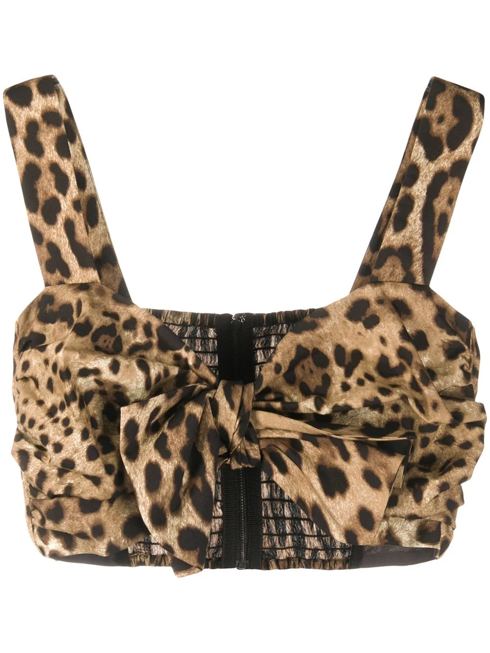 Leopard Print Bustier Top - 1