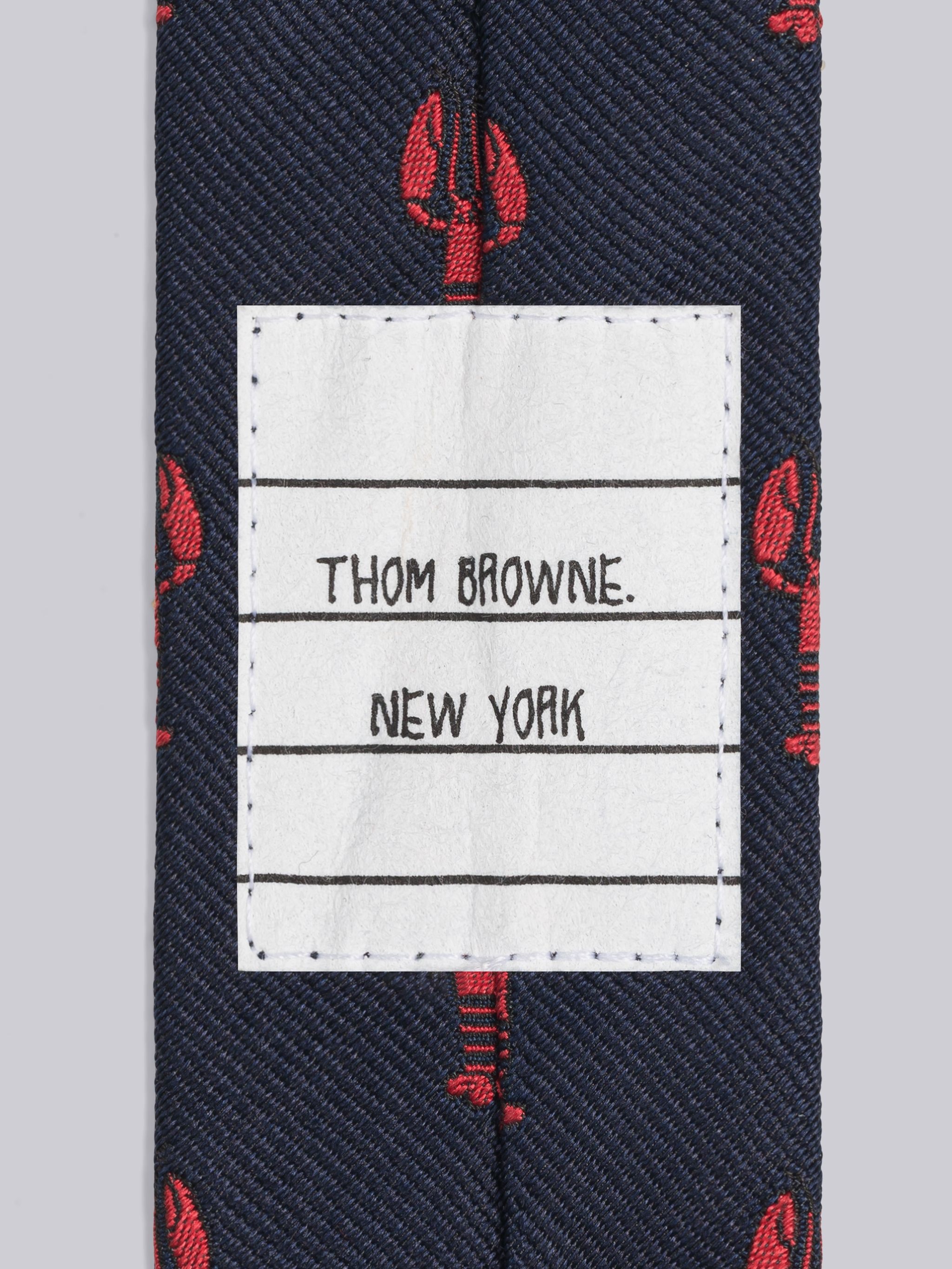 Lobster Jacquard Stripe Classic Tie - 2