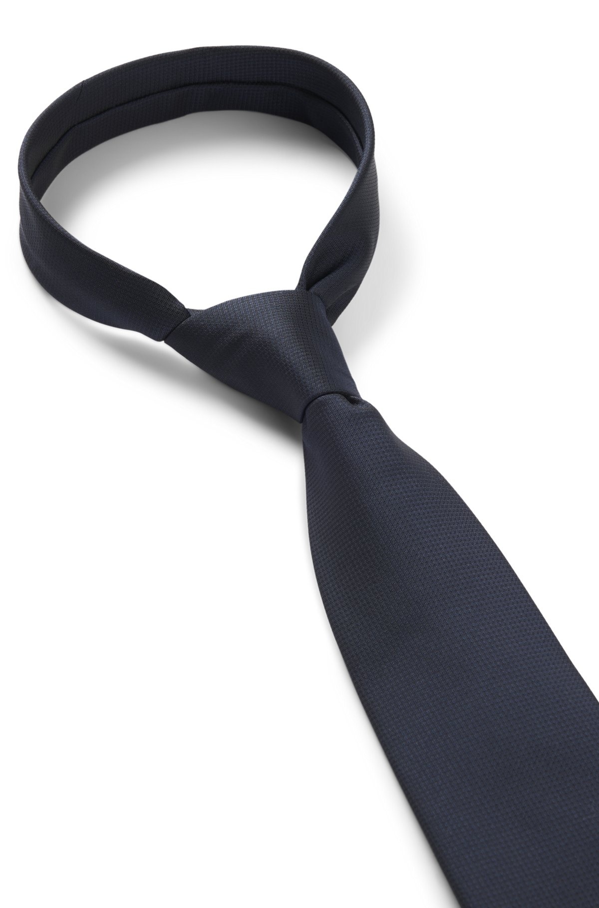 MICRO-PATTERN JACQUARD TIE WITH SILK - 6