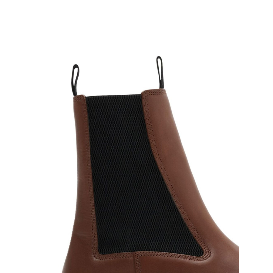 Burberry Creeper Leather Chelsea Boots - 4