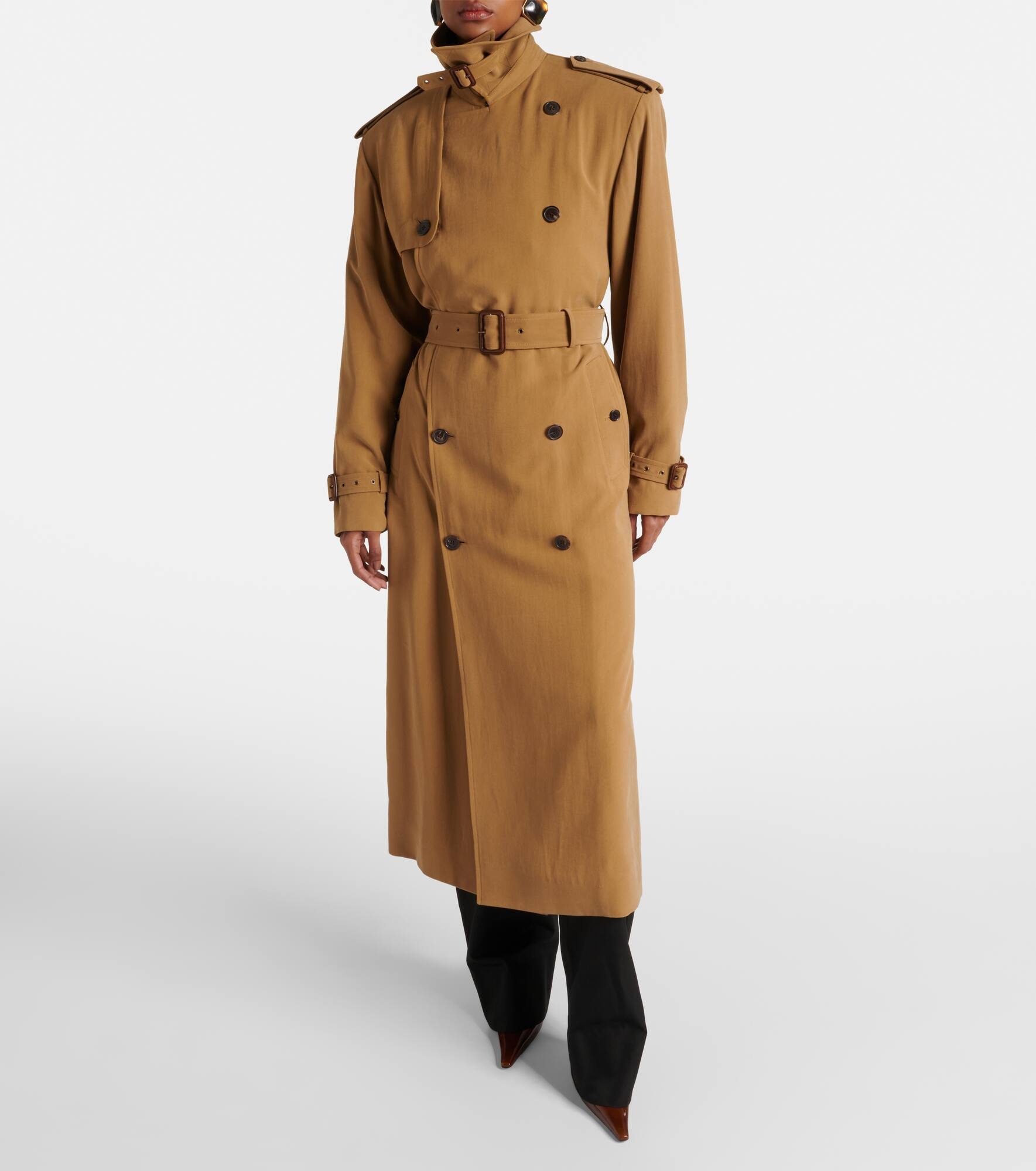 Twill trench coat - 8