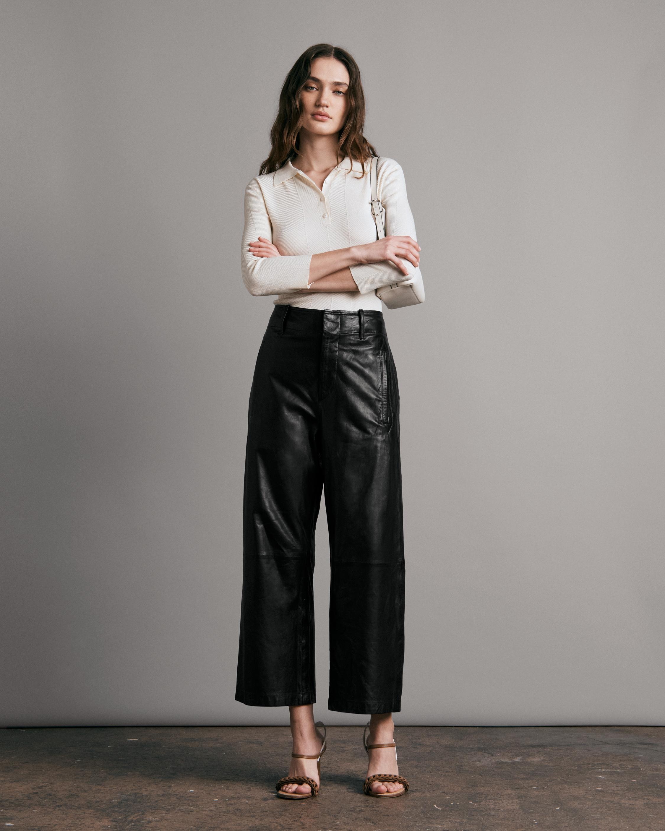 Dylan Leather Pant
Classic Fit Cropped Pant - 3