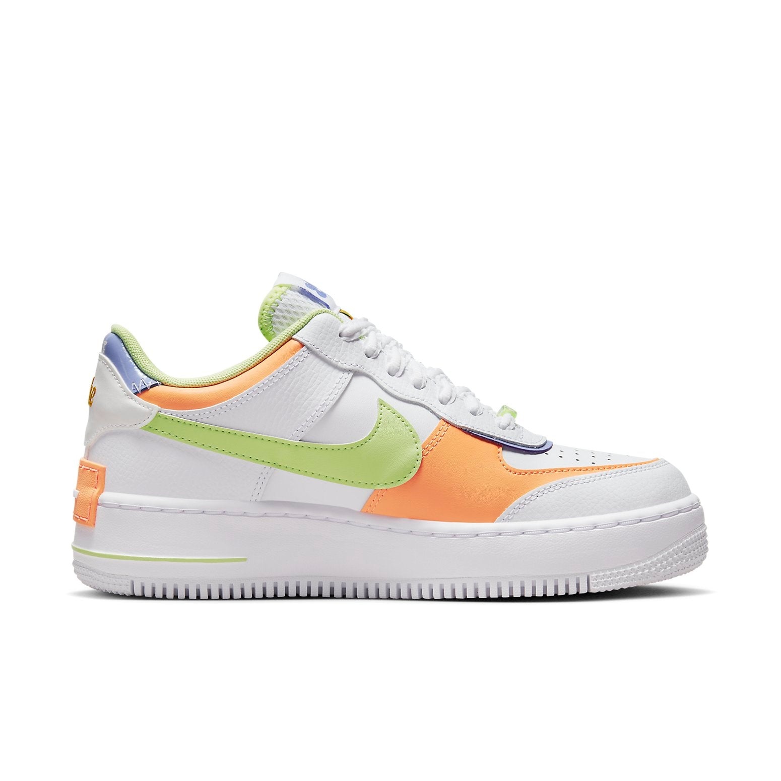 スニーカー Nike AIR FORCE 1 SHADOW DX3718-100 Nike (WMNS) Nike Air Force 1 Shadow 'White Green DX3718-100