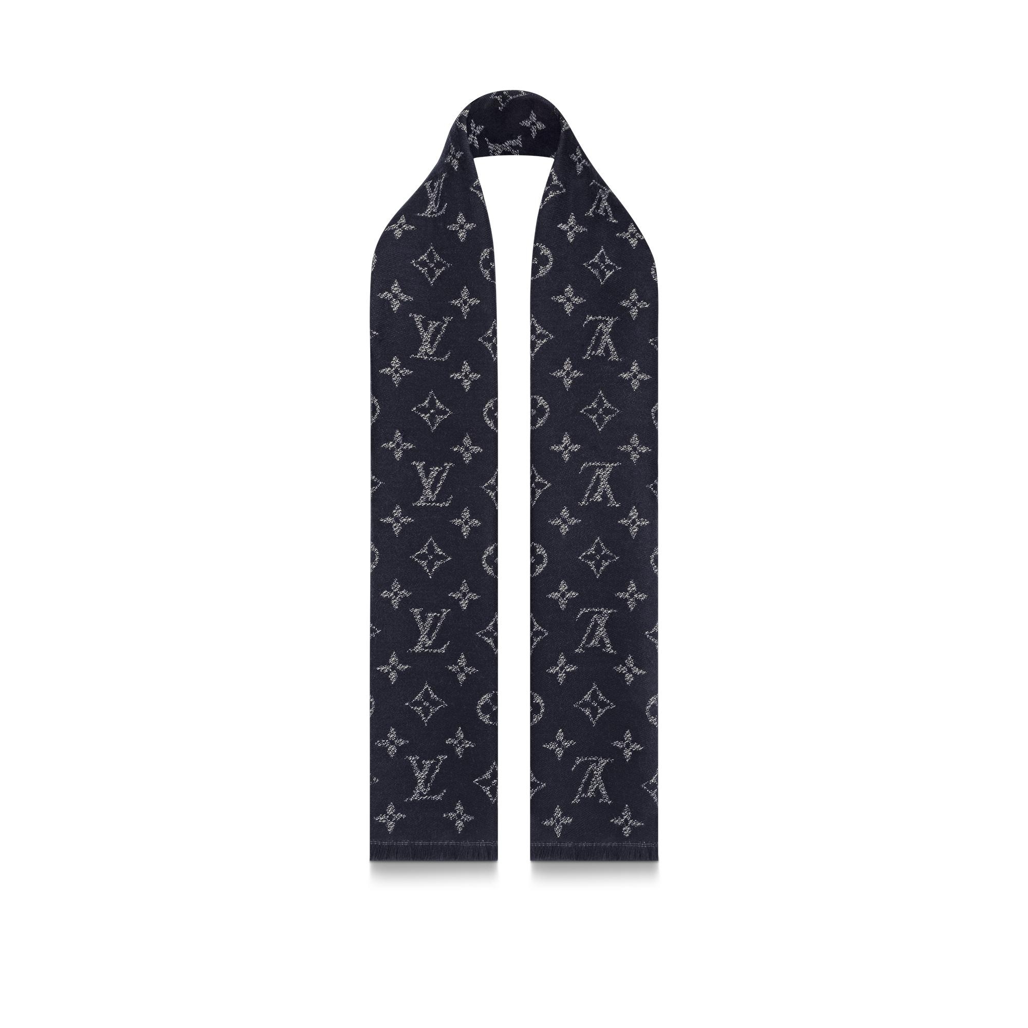 Monogram Denim Scarf - 4