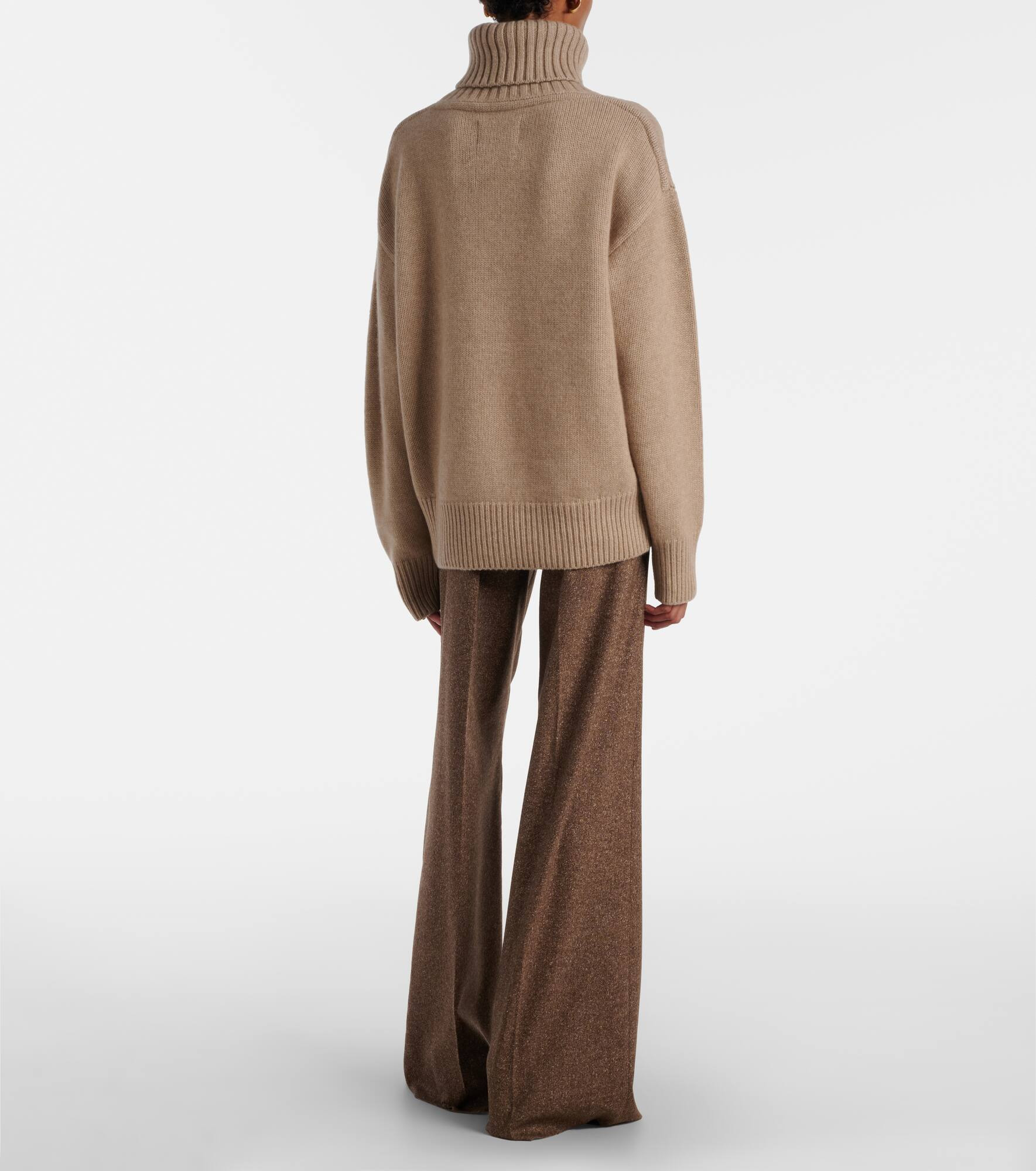 Oversize Xtra cashmere turtleneck sweater - 3