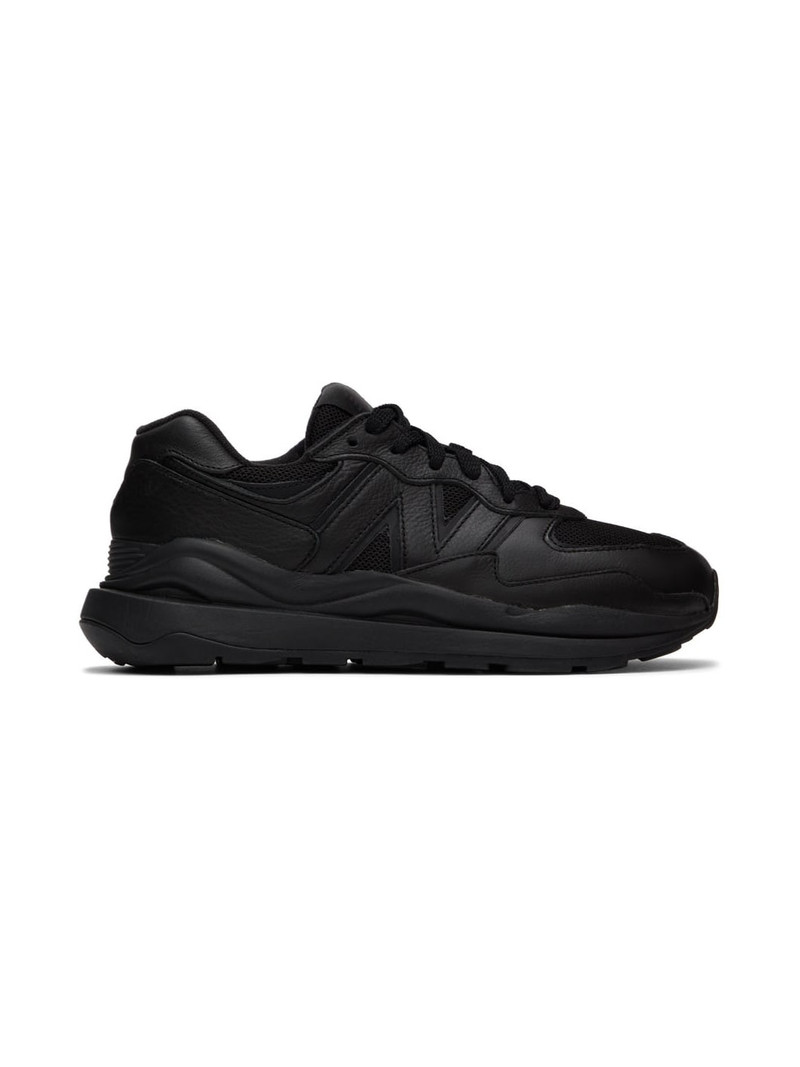 Black 57/40 Low-Top Sneakers - 1