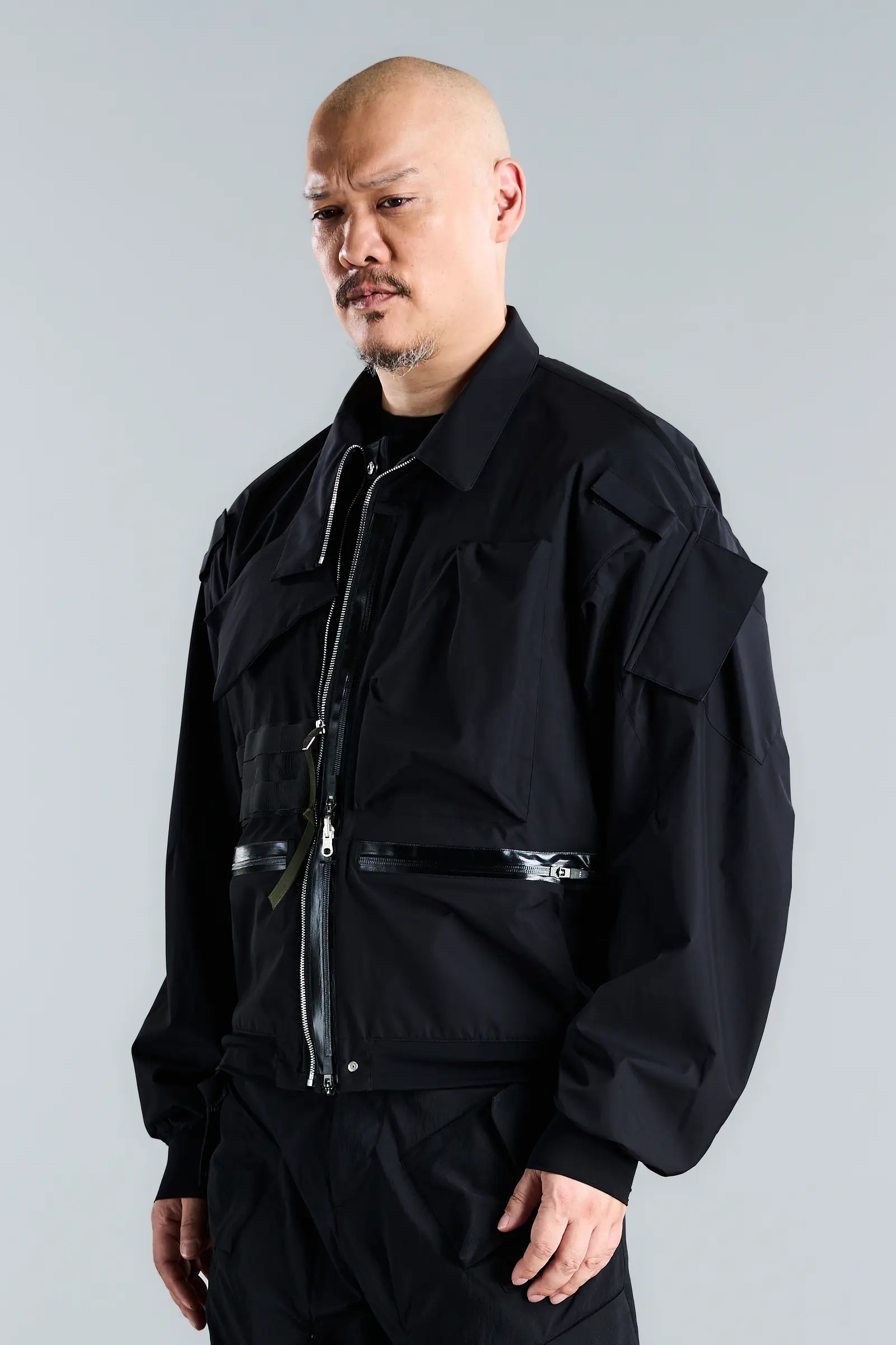 J123TS-WS 3L Windstopper® Tec Sys Interops Jacket Black - 7