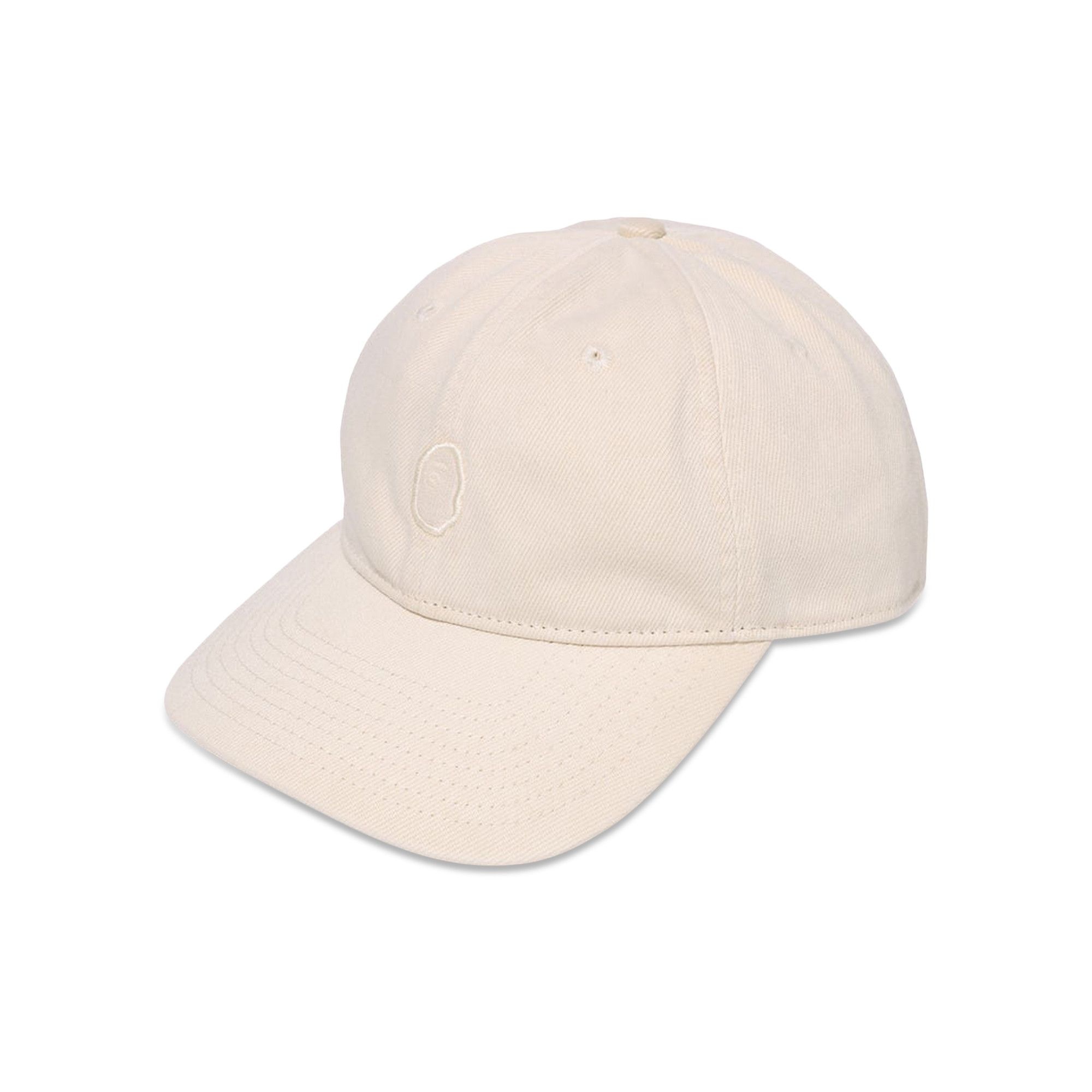 BAPE Garment Dye One Point Cap 'Beige' - 1