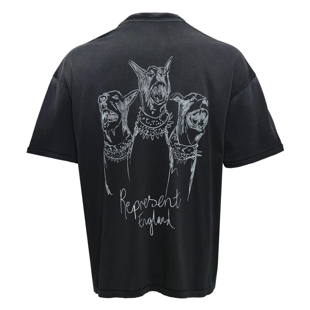 Hand Drawn Thoroughbred Dogs T-Shirt - 2
