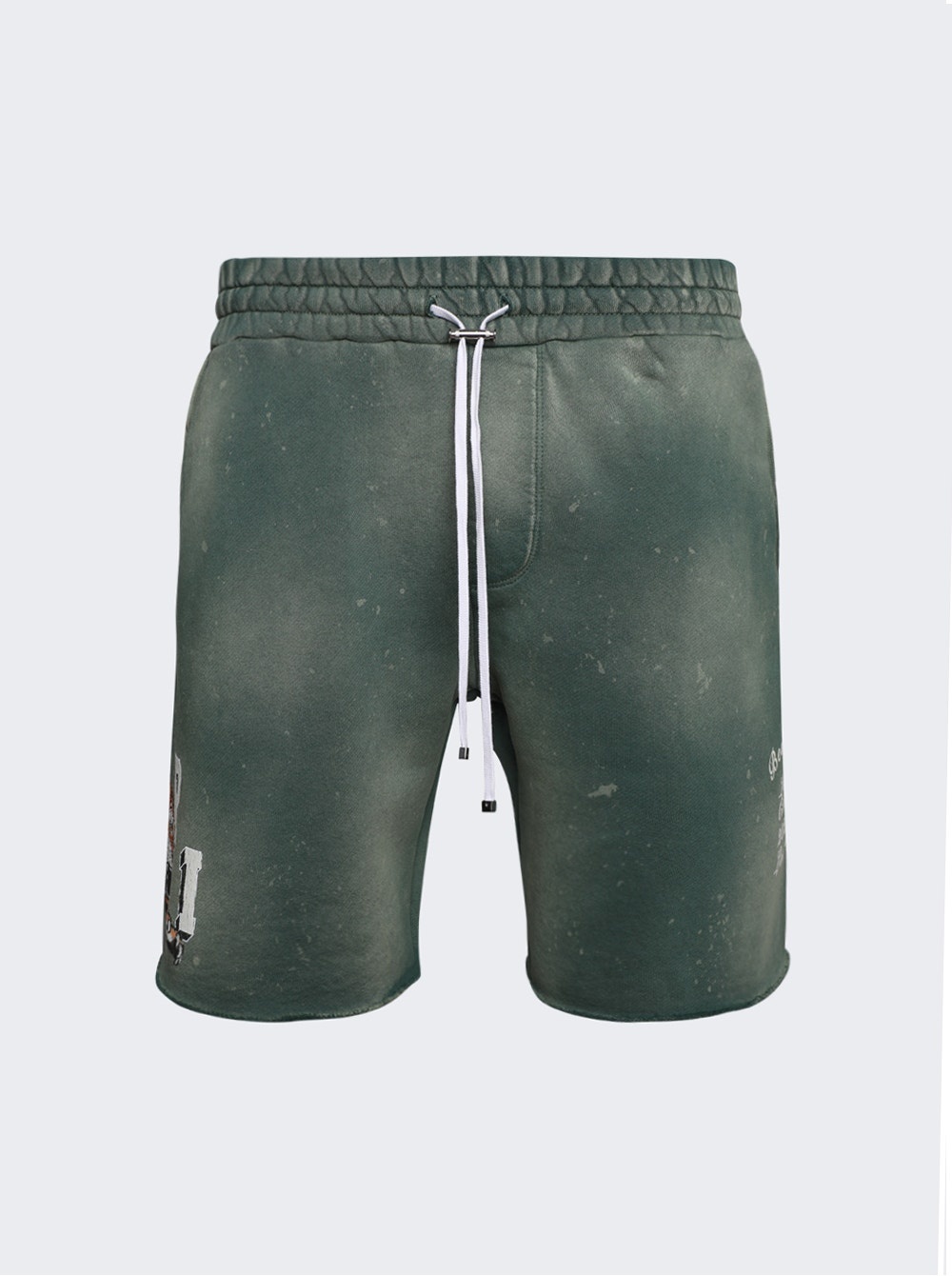 Vintage Tiger Sweat Shorts Green - 1