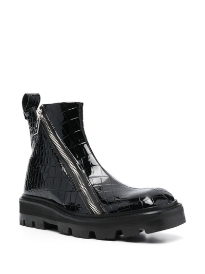 GmbH Selim mock-croc ankle boots outlook