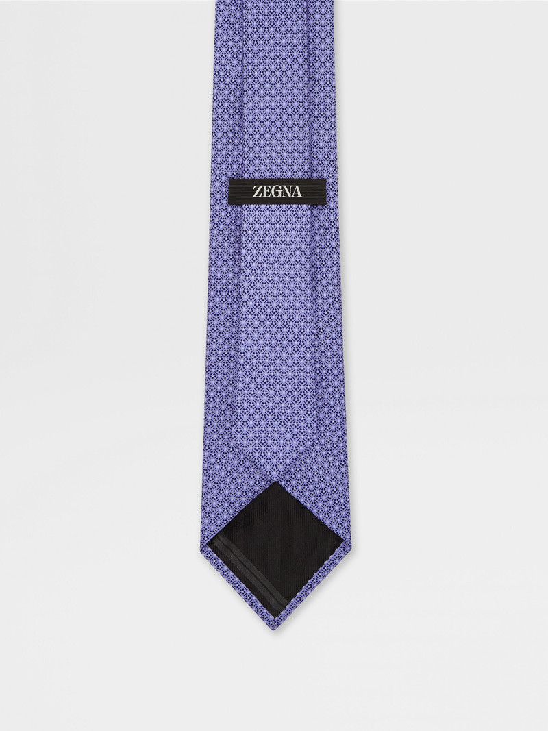 VIOLET SILK TIE 3