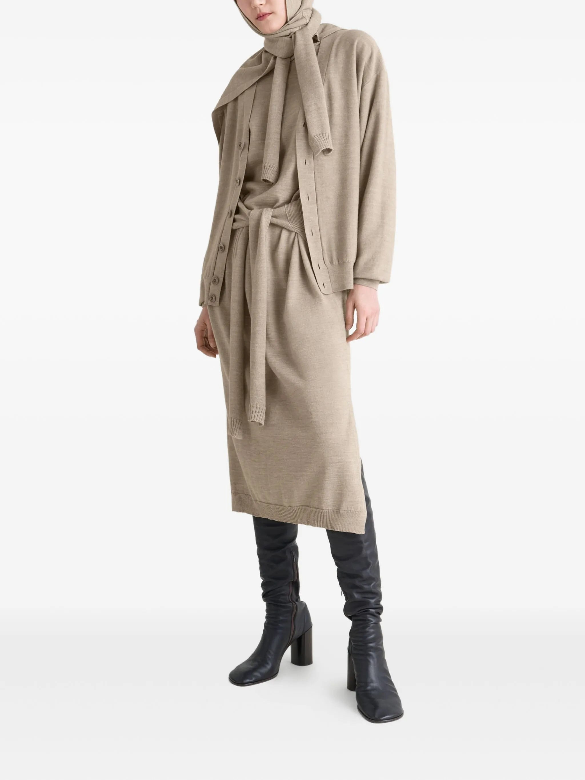 Lemaire Twisted Button Cardigan - 4
