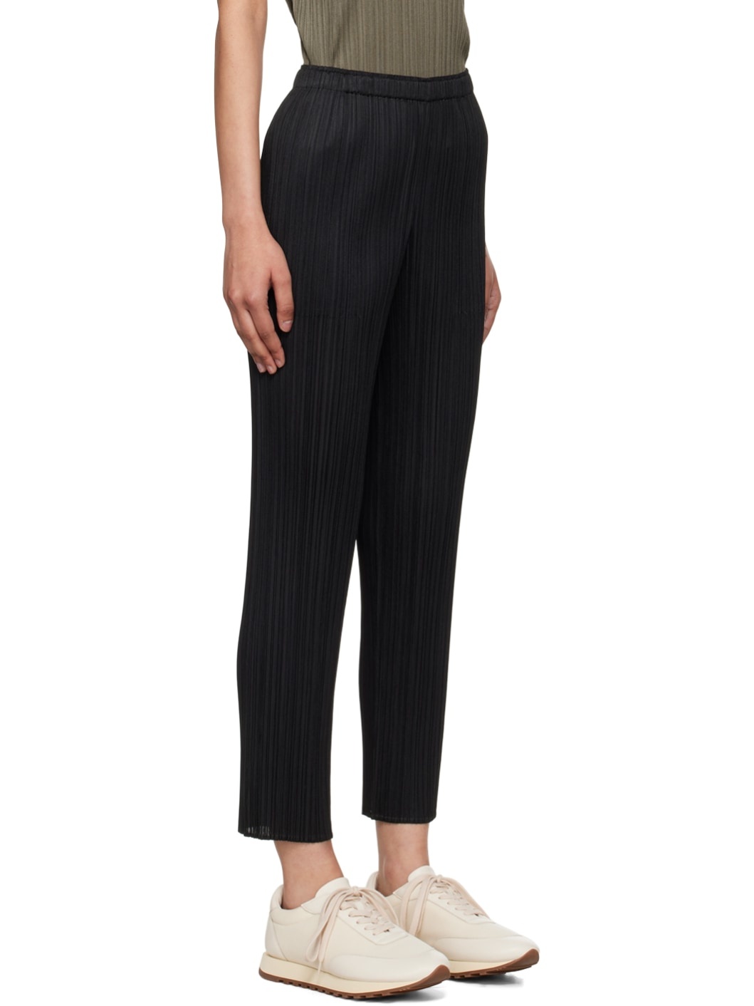 Black Pleated Trousers - 2