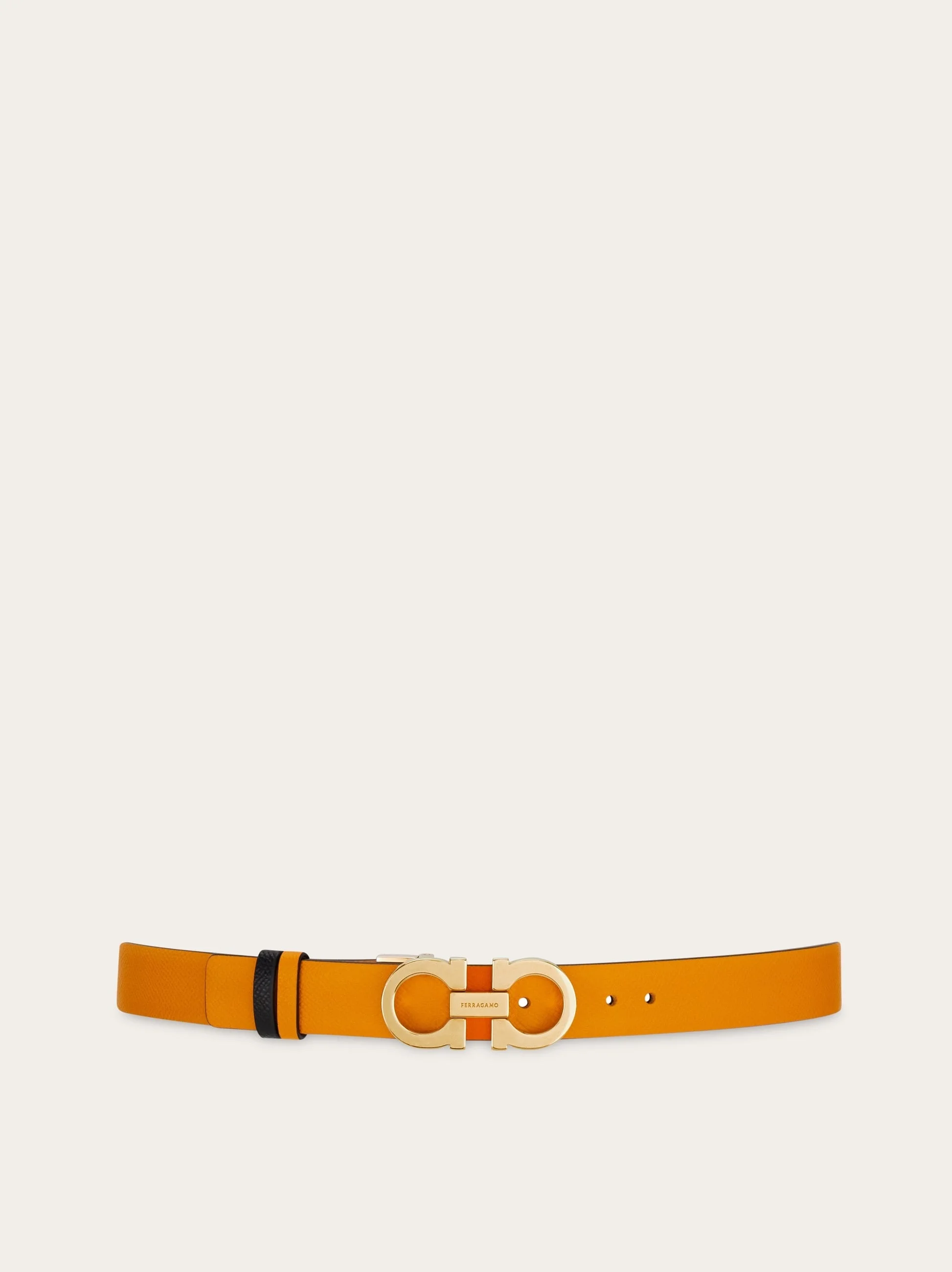 Reversible and adjustable Gancini belt - 1