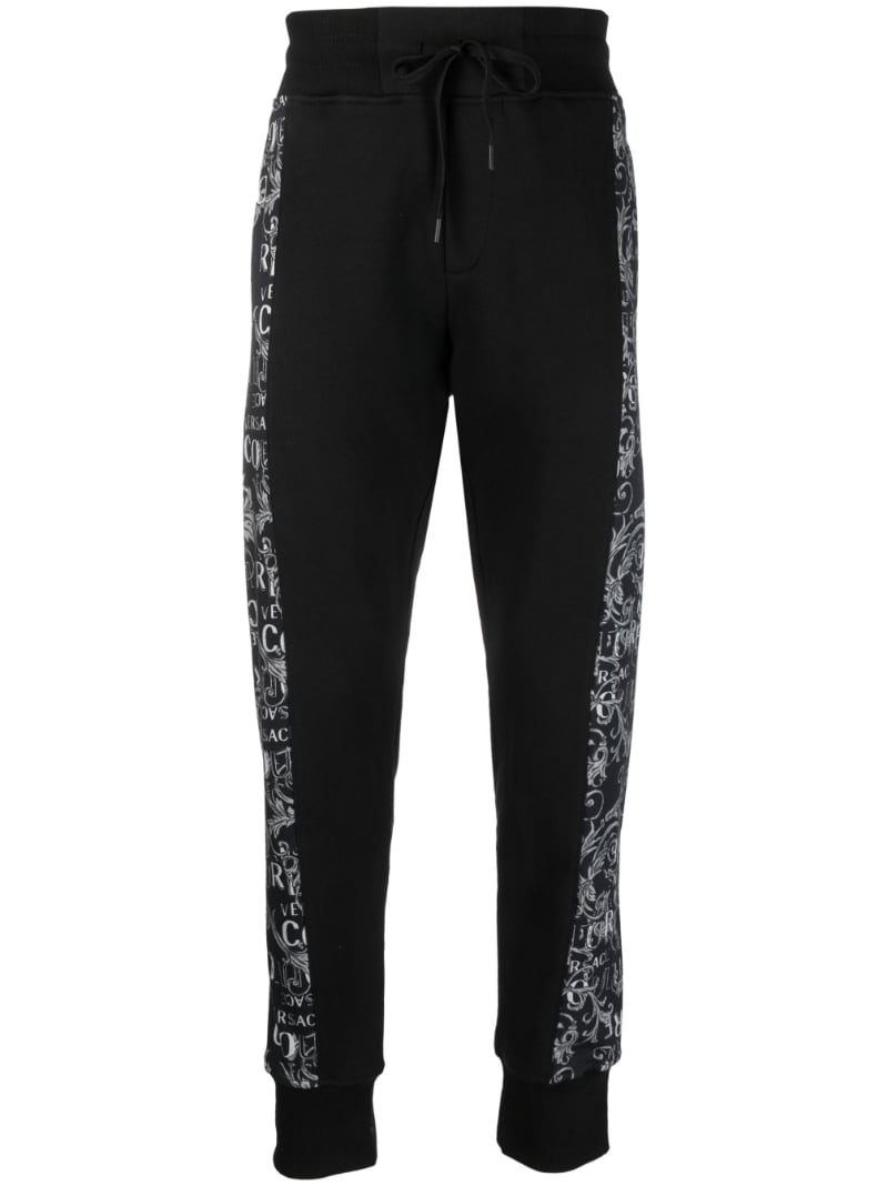 VERSACE JEANS COUTURE logo-Couture cotton track pant farfetch