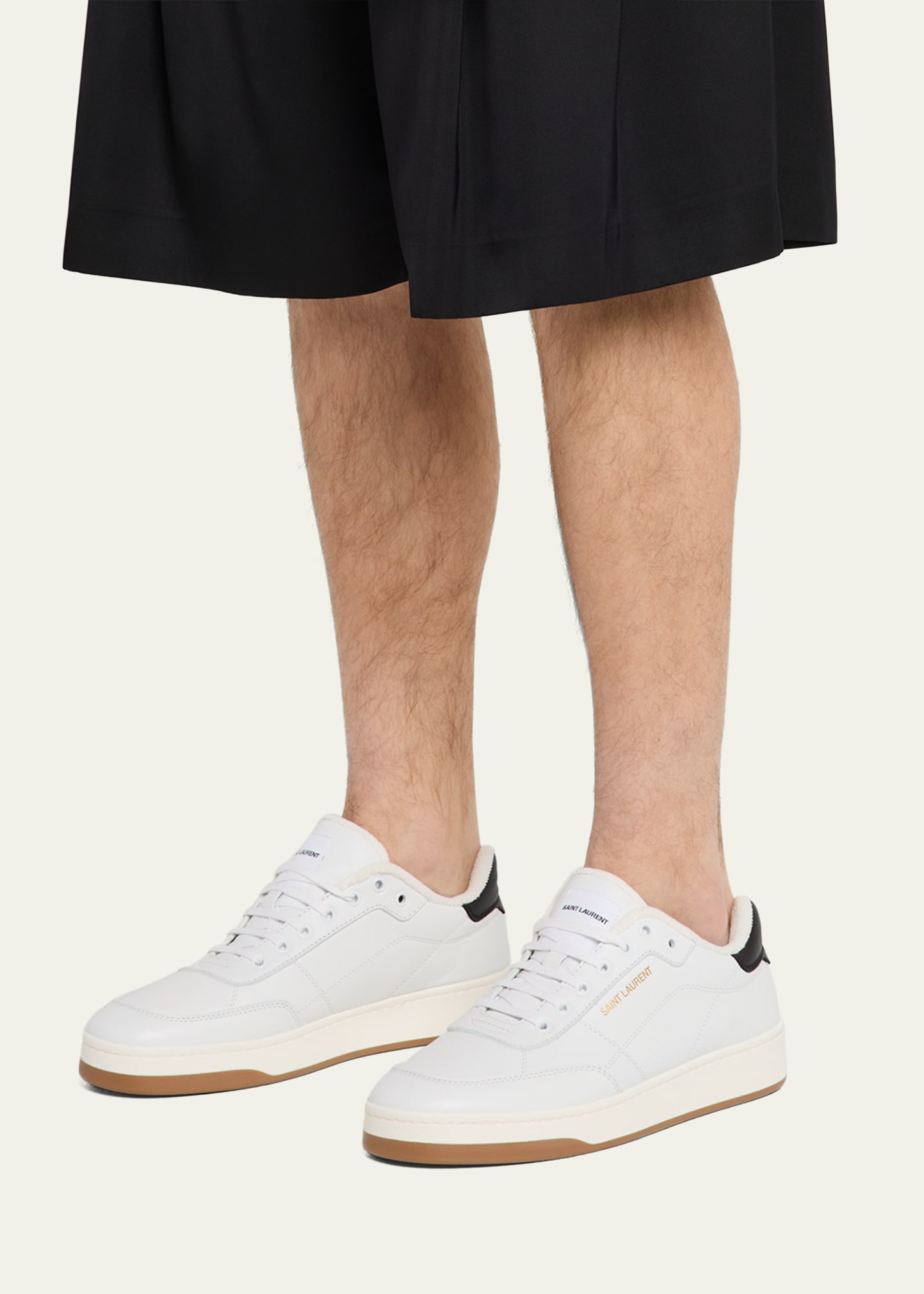 Men's SL/61 Leather Low-Top Sneakers - 2