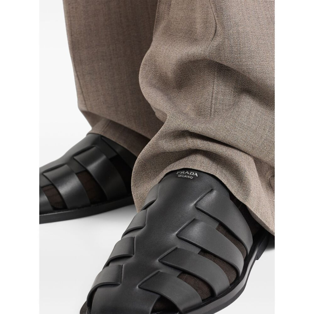 Prada Black Flip-Flops & Slides Men - 4