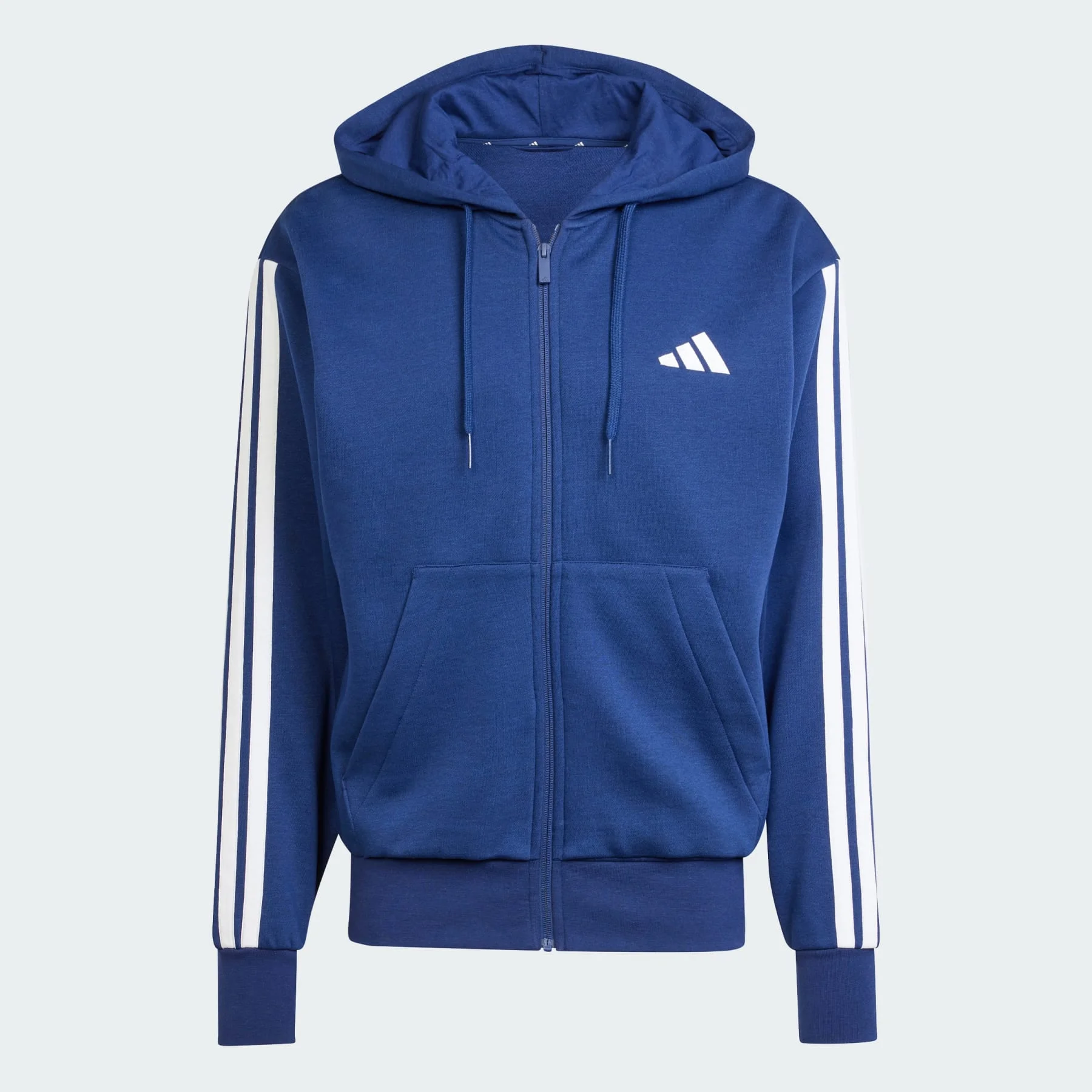 Essentials 3-Stripes Fleece Hoodie - 1
