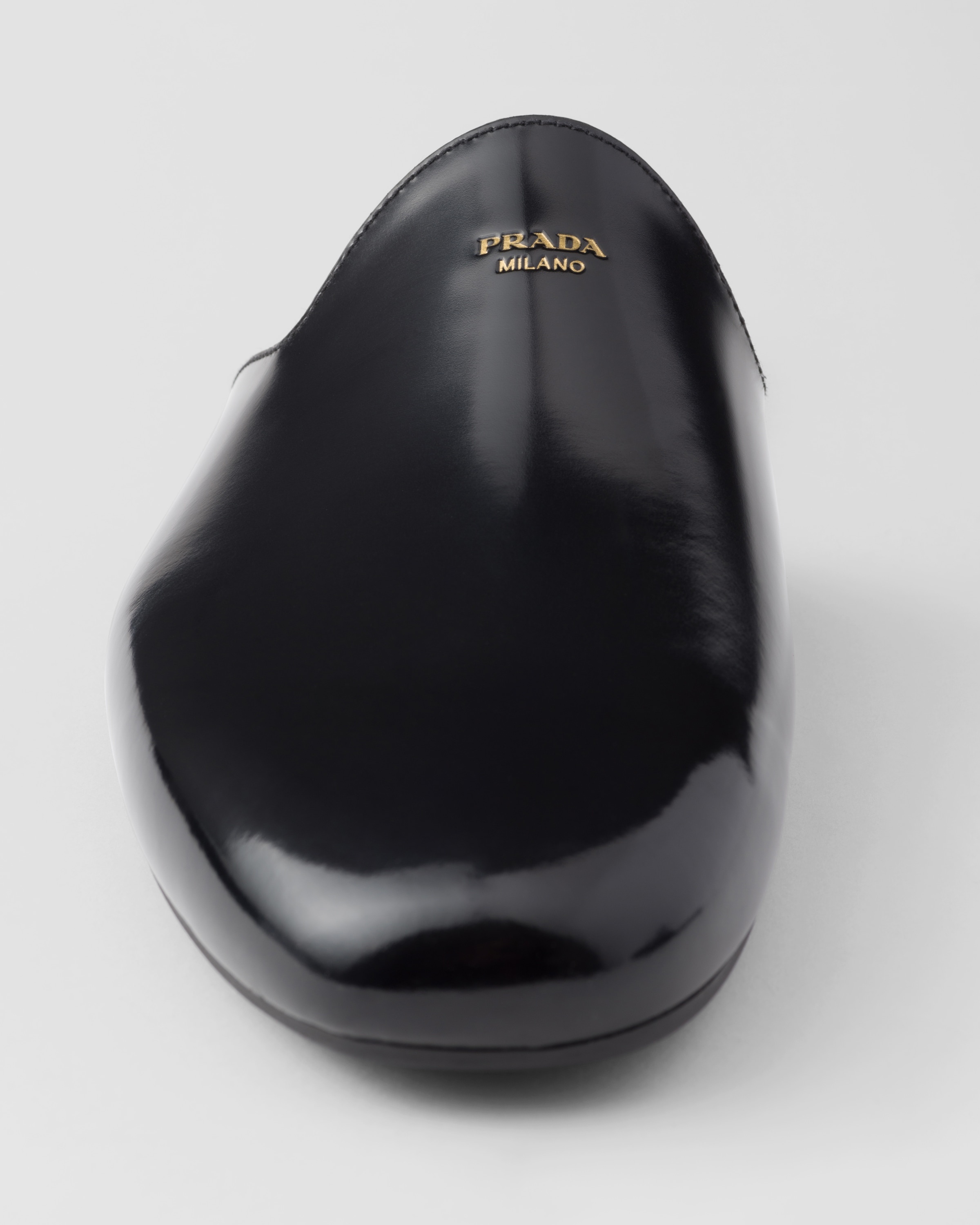 Brushed leather slippers - 5
