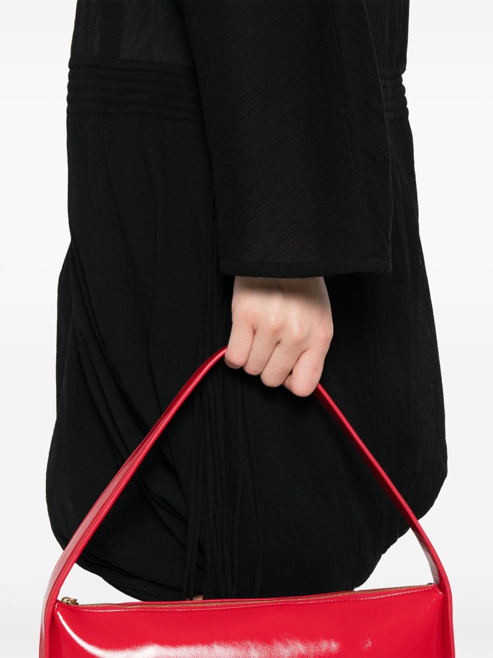 drawstring-waist dress - 5