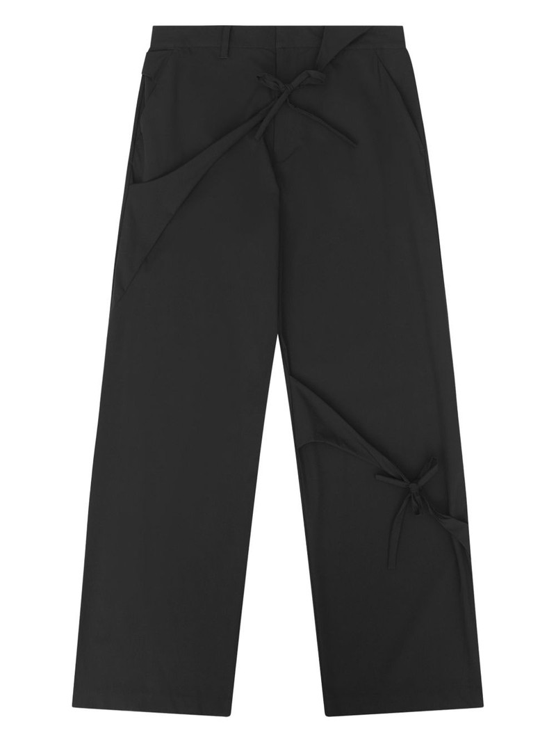 Lavic tie-fastening trousers 1