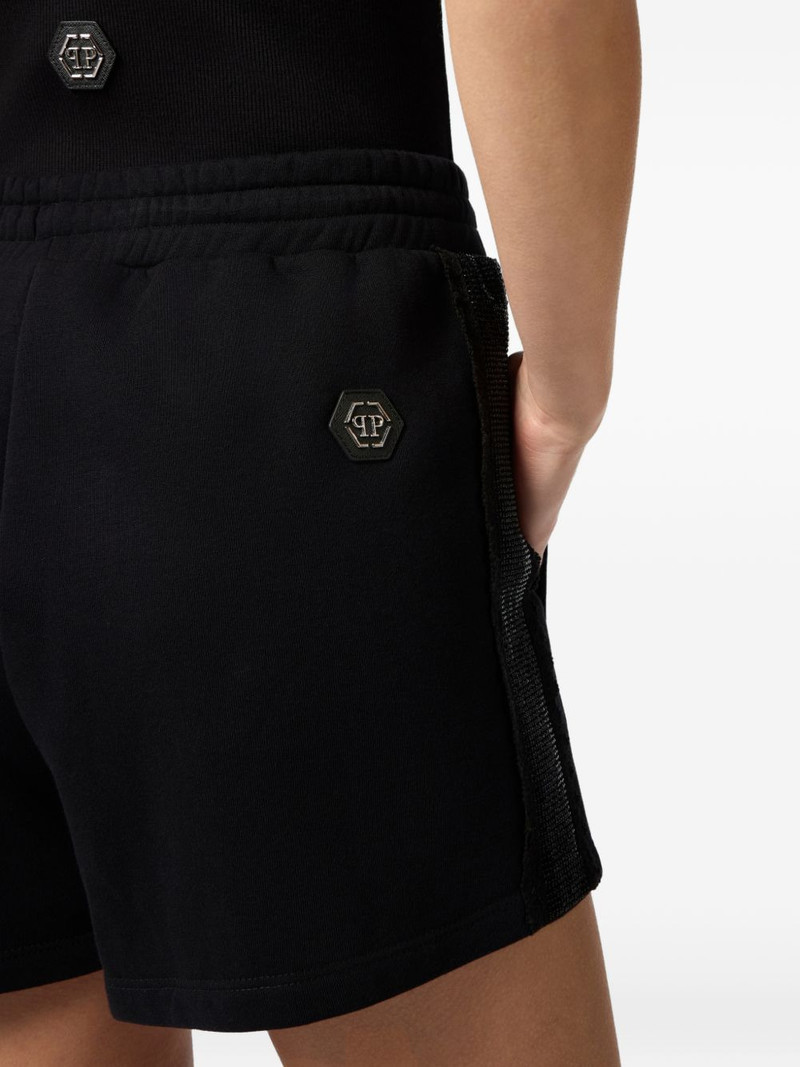 elastic-waistband shorts 5