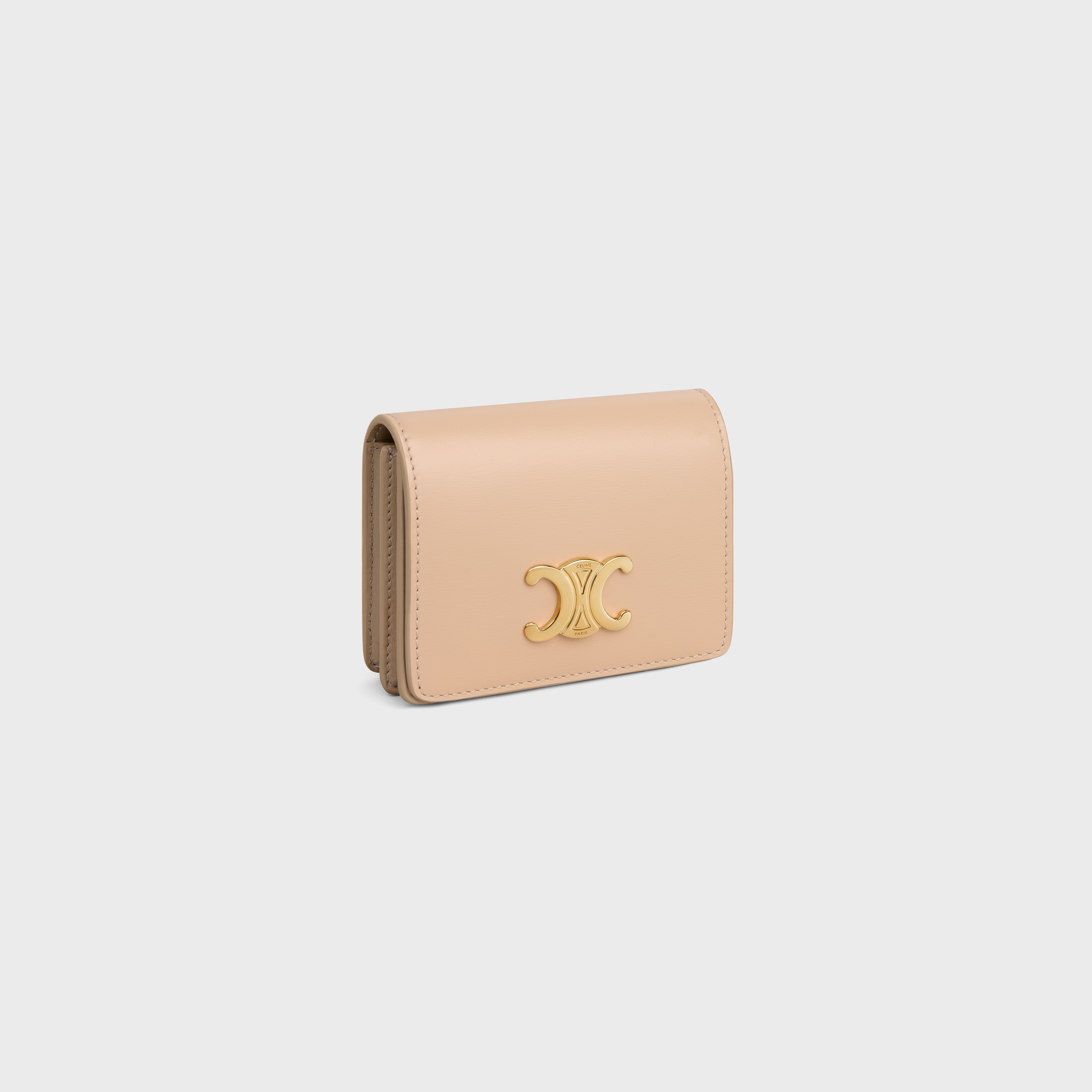 TRIOMPHE BUSINESS CARD HOLDER in SHINY CALFSKIN - 2