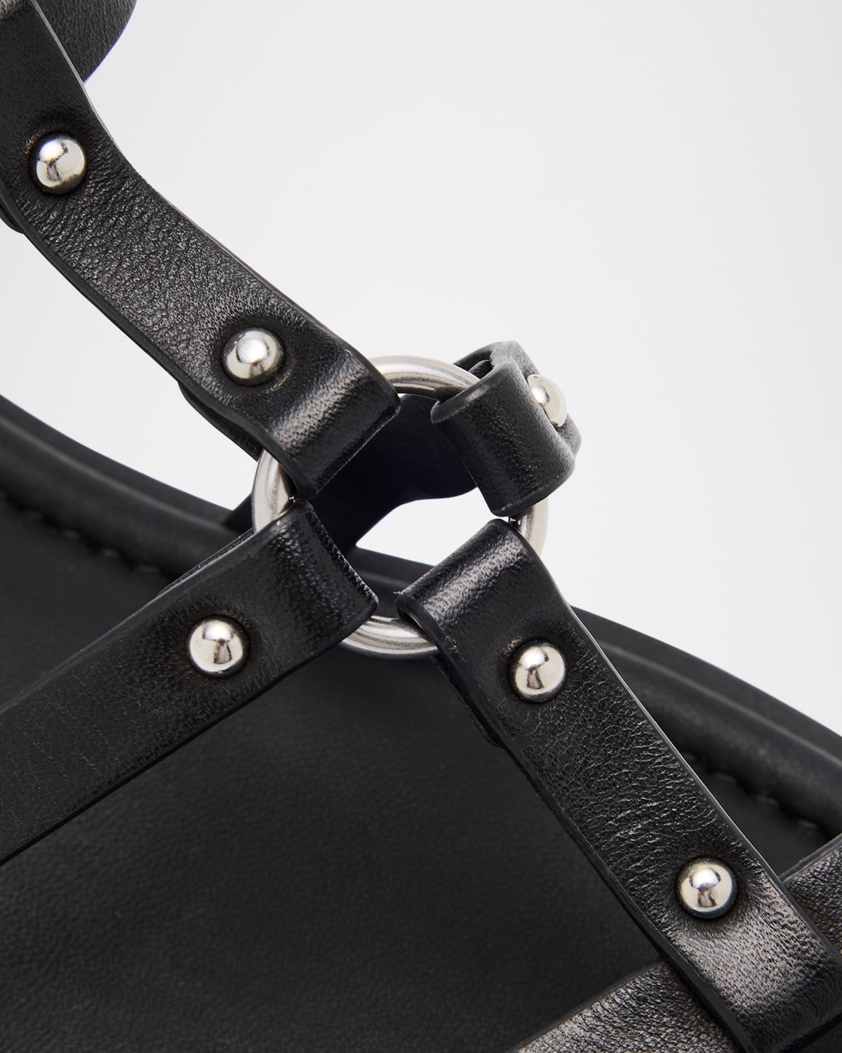 Geo Leather Harness Sandals - 4