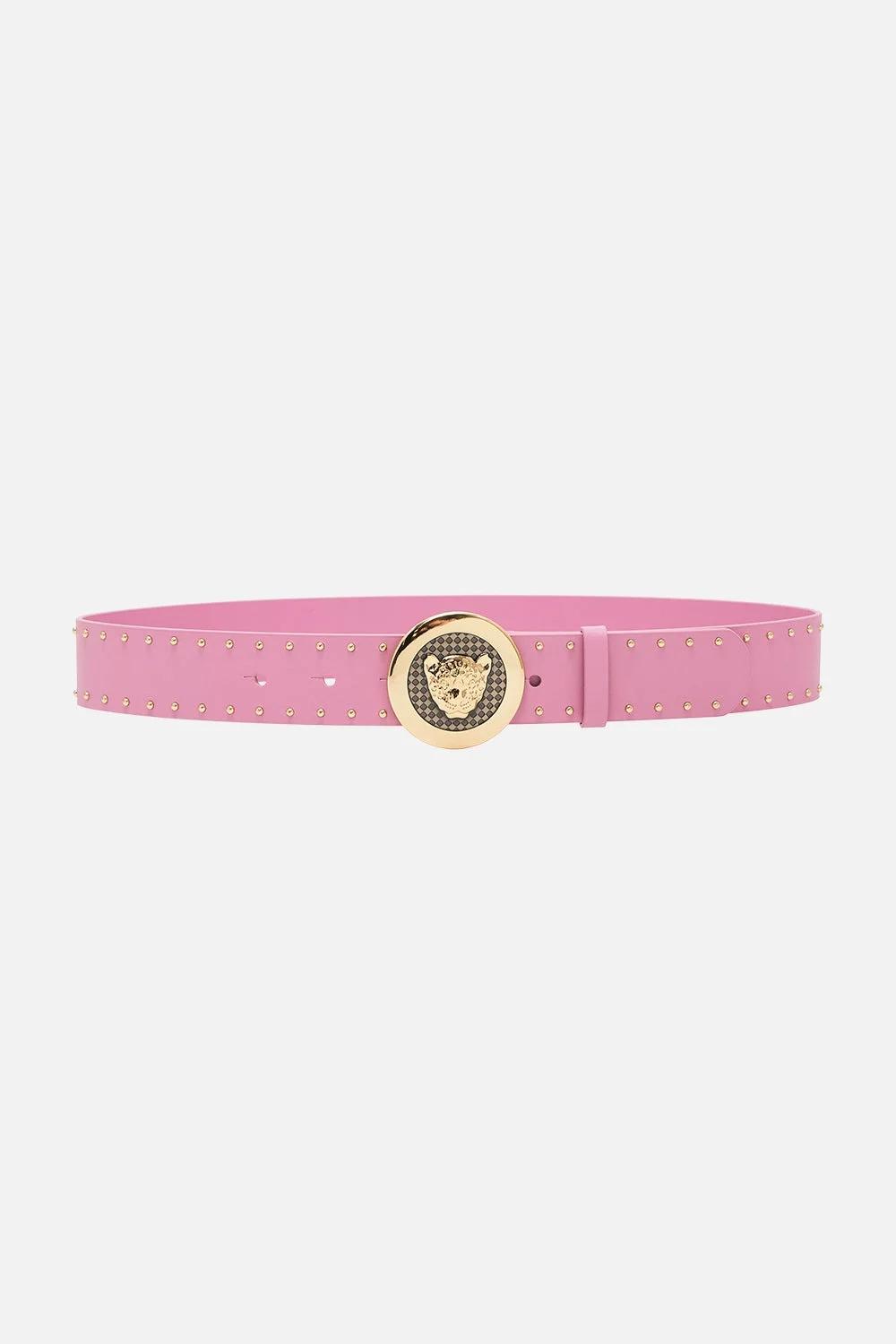 LEOPARD BUTTON BELT - 1