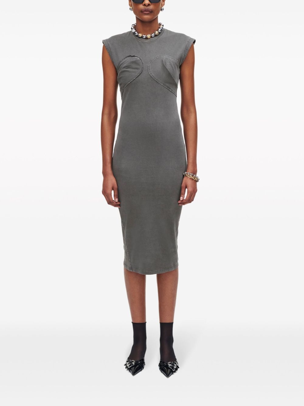Seamed Up sleeveless midi dress - 2