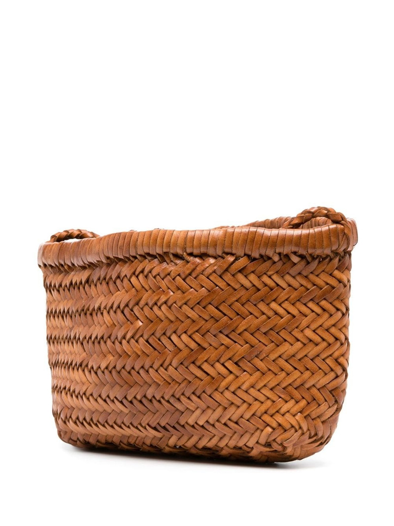 interwoven leather shoulder bag 3