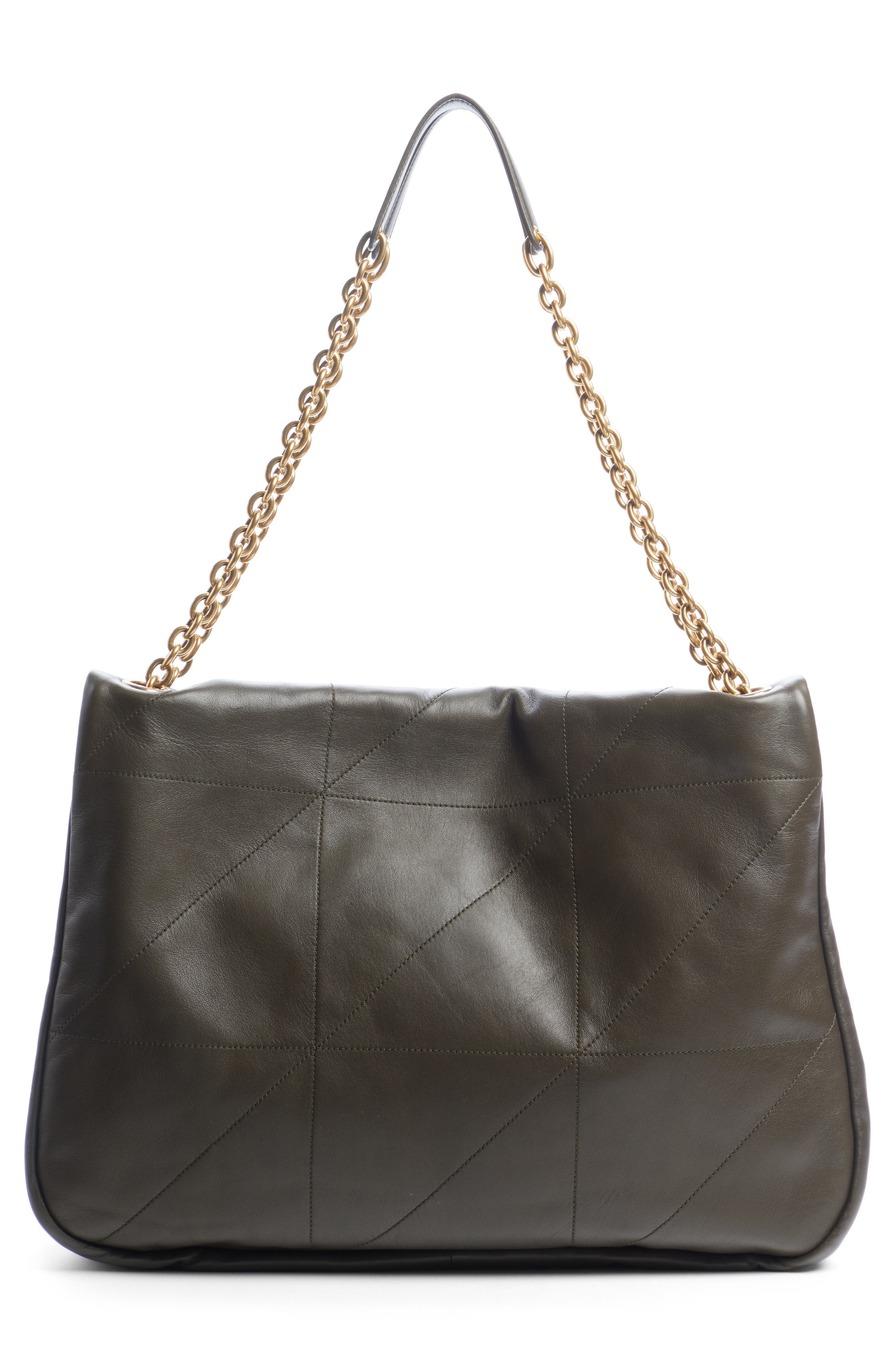 Saint Laurent Jamie 4.3 Patchwork Leather Tote in Light Musk at Nordstrom - 3