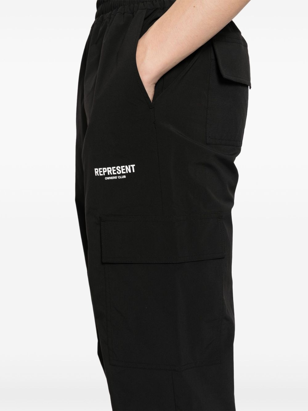 logo print sweatpants - 5