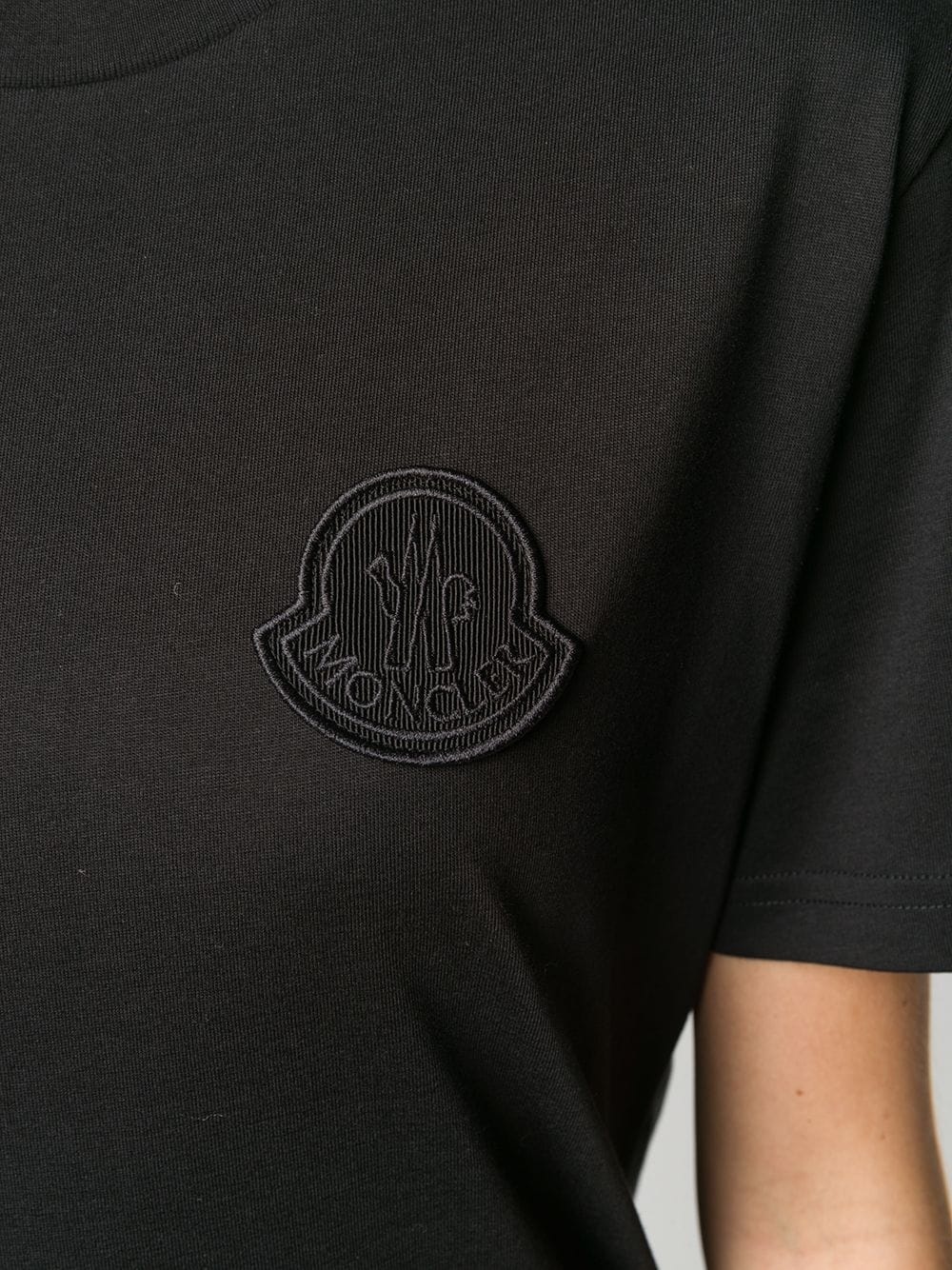 chest logo patch T-shirt - 5