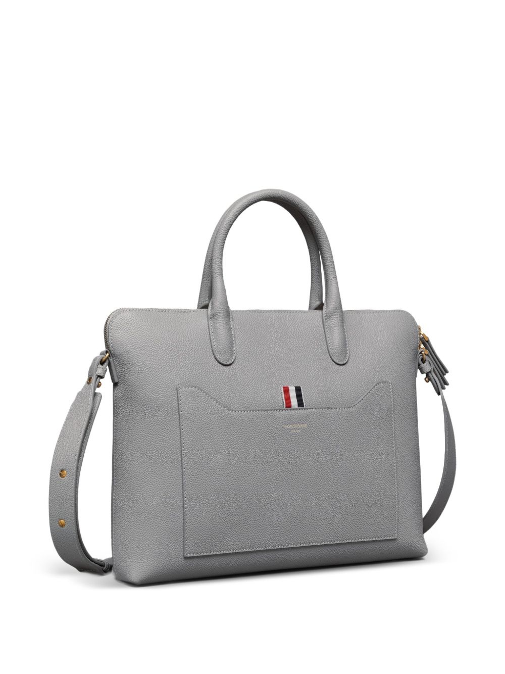 leather tote bag - 3